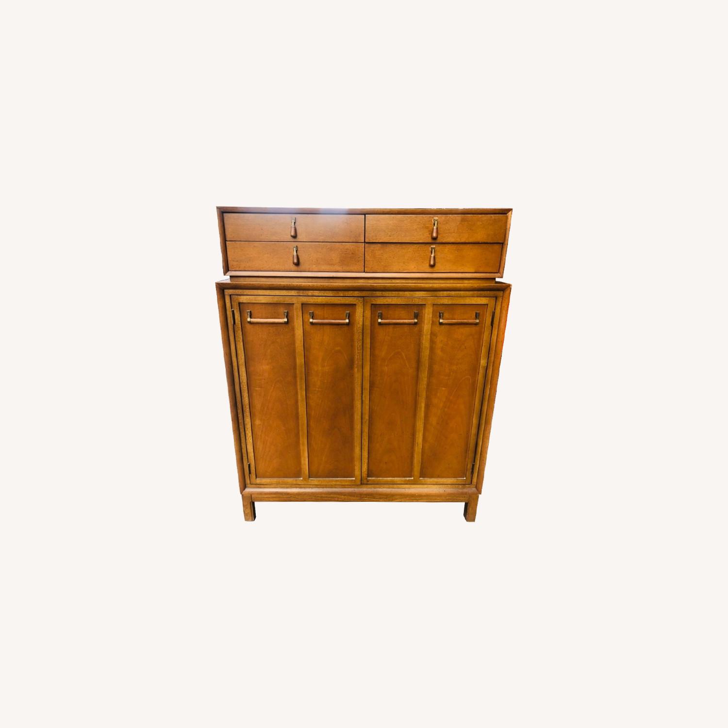 Kroehler Mid Century 1950s Solid Wood Dresser - image-0