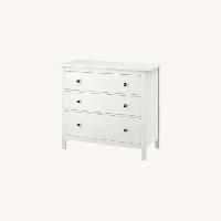 ikea dresser 3 drawer white STORKLINTA 3-drawer dresser, white/anchor/unlock function, 27 1/2x18 7/8x29 1/2 which creates a safer environment at home White IKEA 3 Drawer Dresser