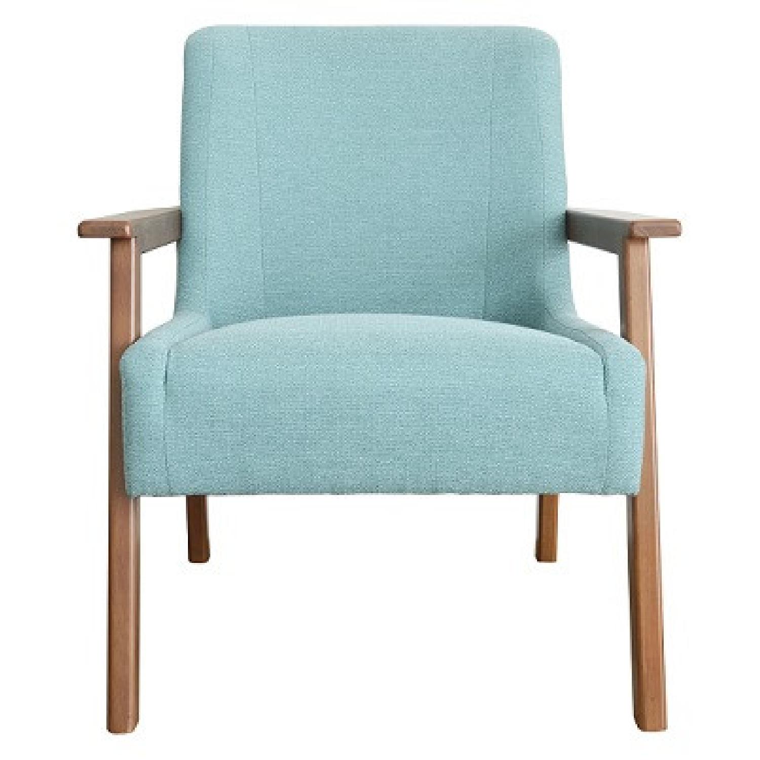 Teal Mid Century Modern Chair - image-6
