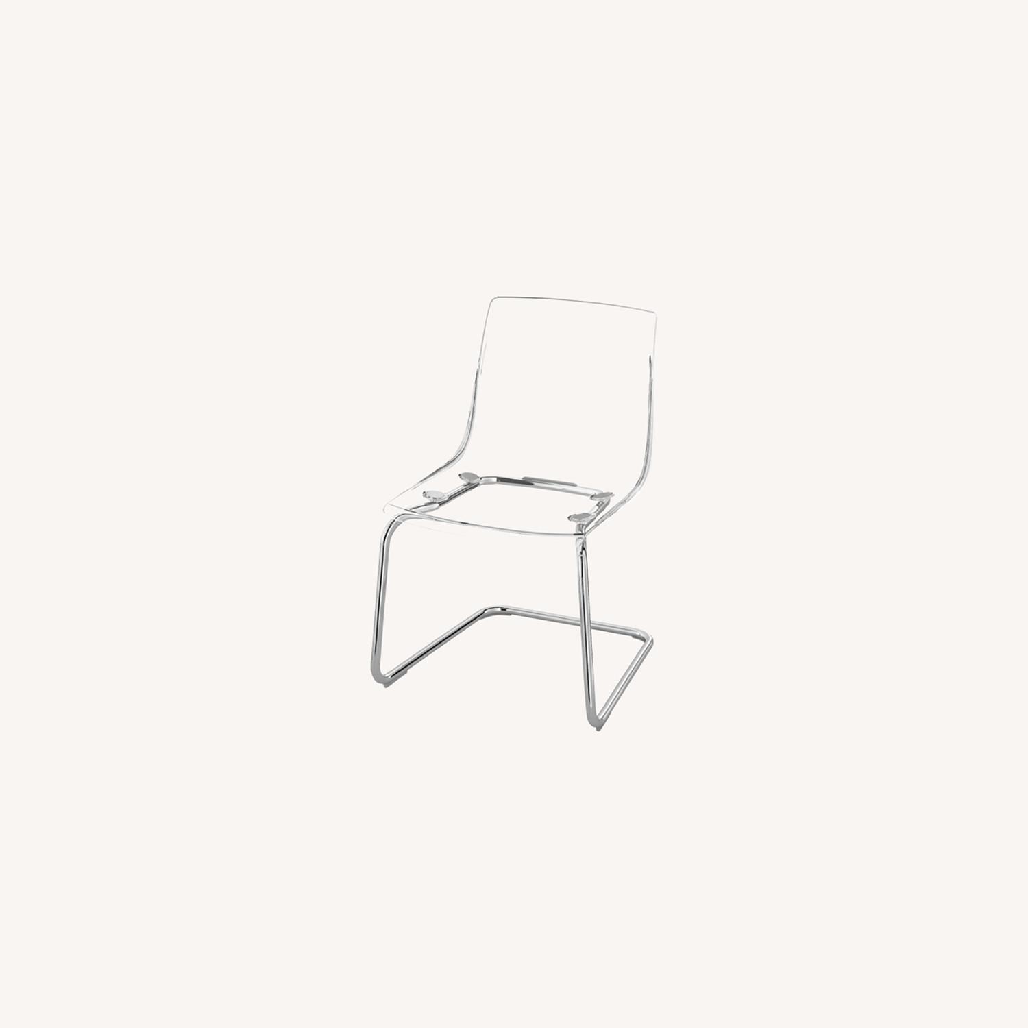 IKEA Tobias Transparent Chair (Set of 3) - image-0