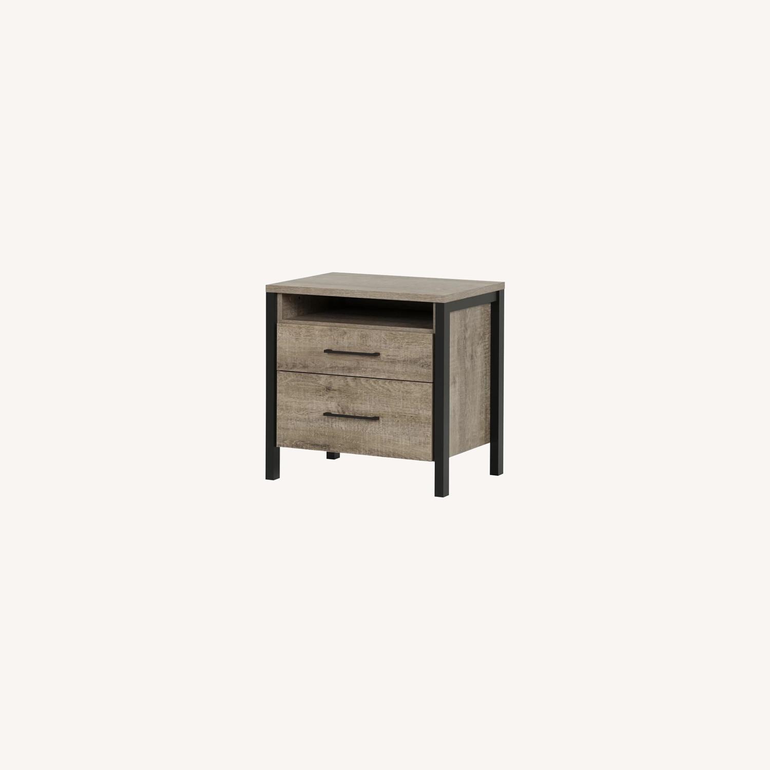 Wayfair Munich 2 Drawer Nightstand AptDeco