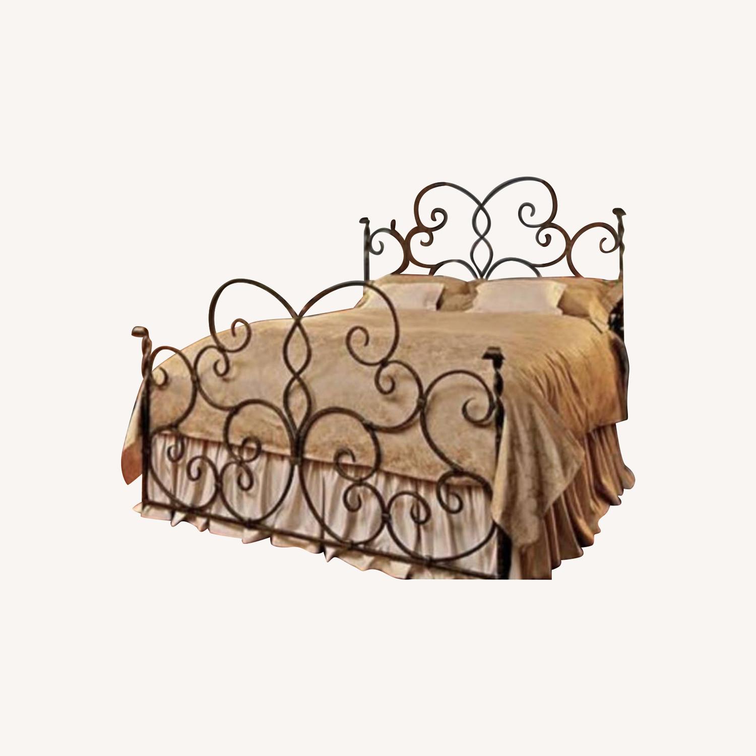 Hand Wrought Iron Queen Bed AptDeco