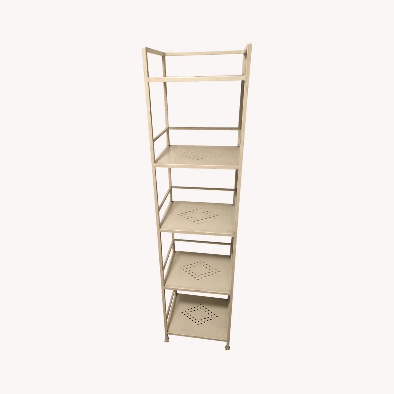 Pier 1 Imports Weldon Tall Shelf Antique White - image-0