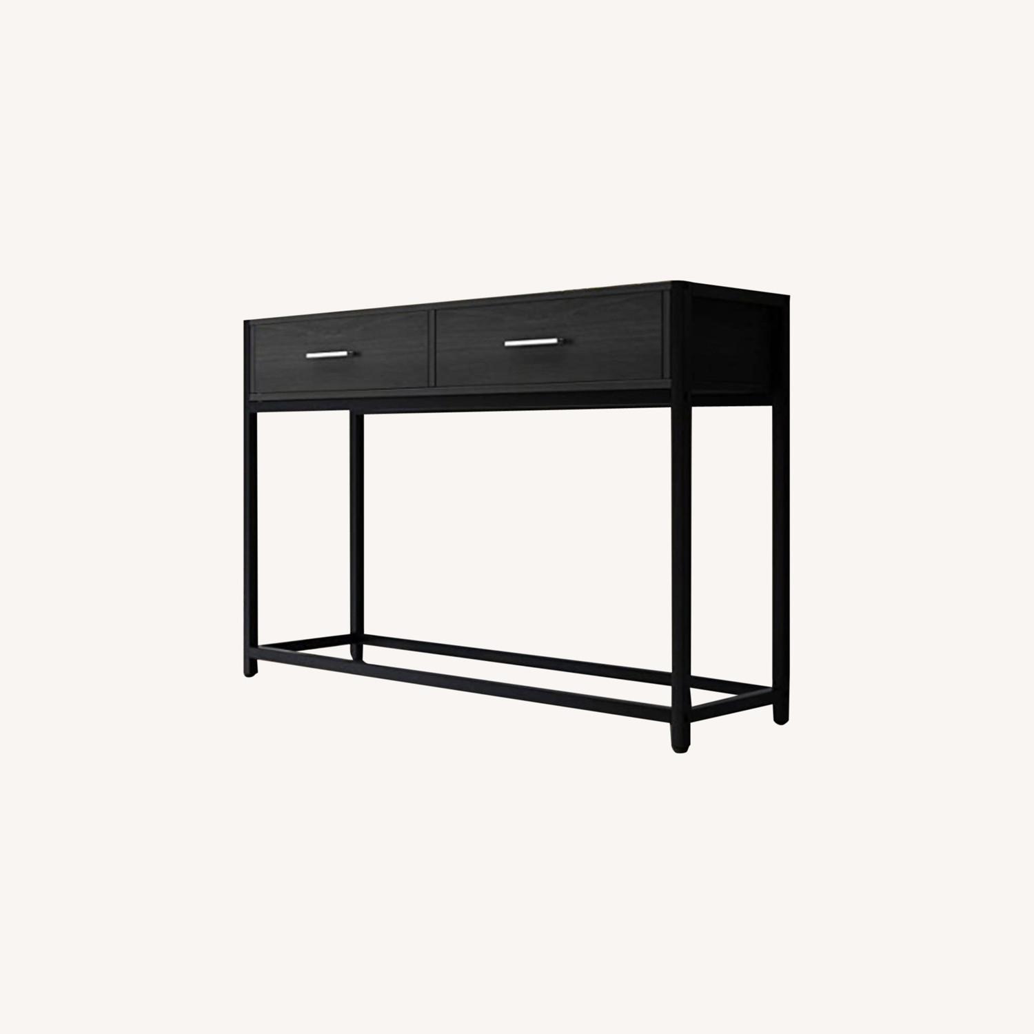 Wayfair Black Console Table AptDeco
