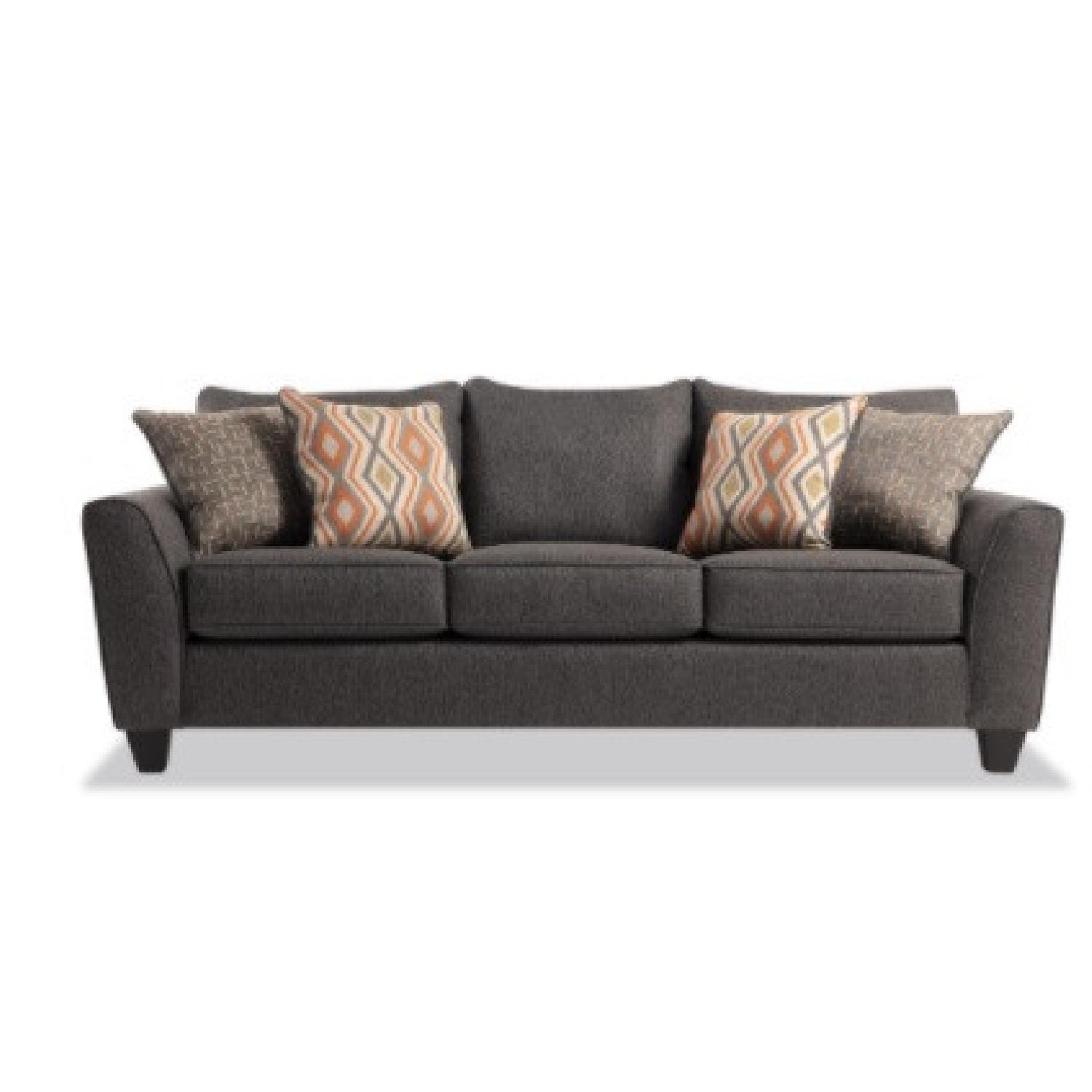 Bob's Discount Furniture Capri Graphite Sofa - image-7