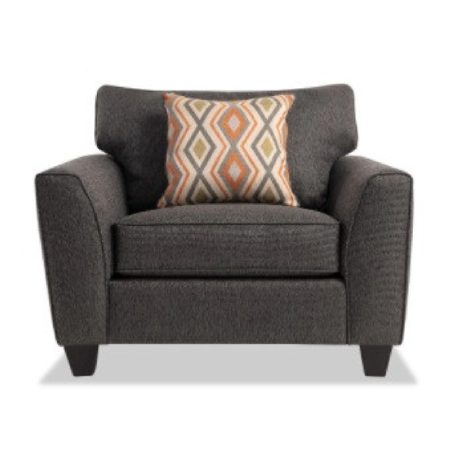 Bob's Discount Furniture Capri Graphite Chair - image-4