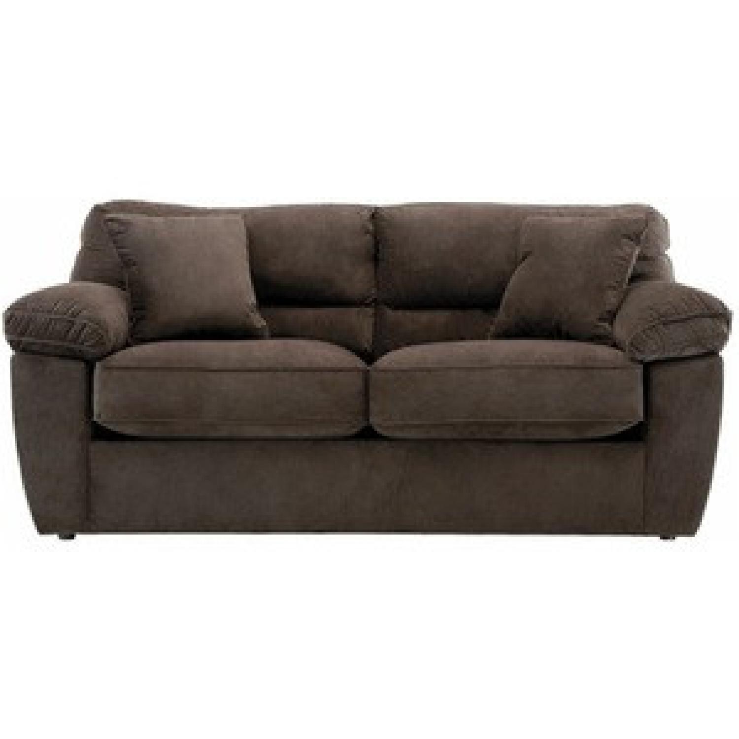 Raymour & Flanigan Rockport Microfiber Full Sleeper Sofa - image-5