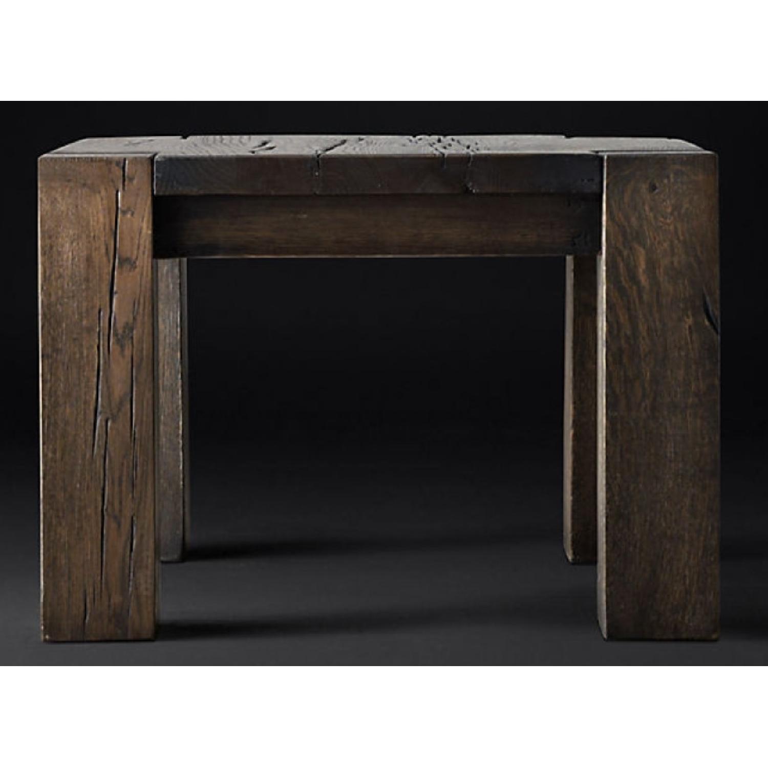 Restoration Hardware Russian Oak Side Table - image-4