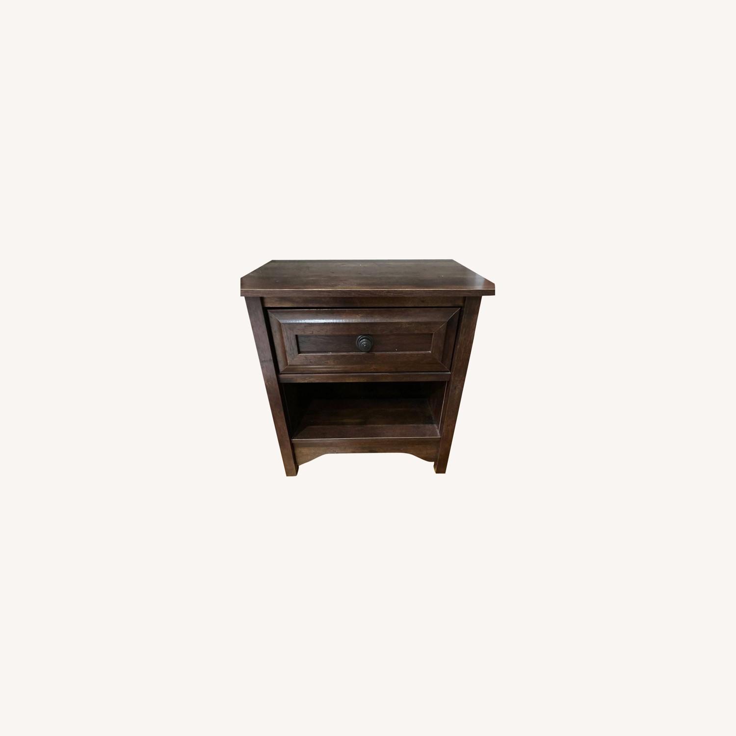 Sauder Cherry Side Table - image-0
