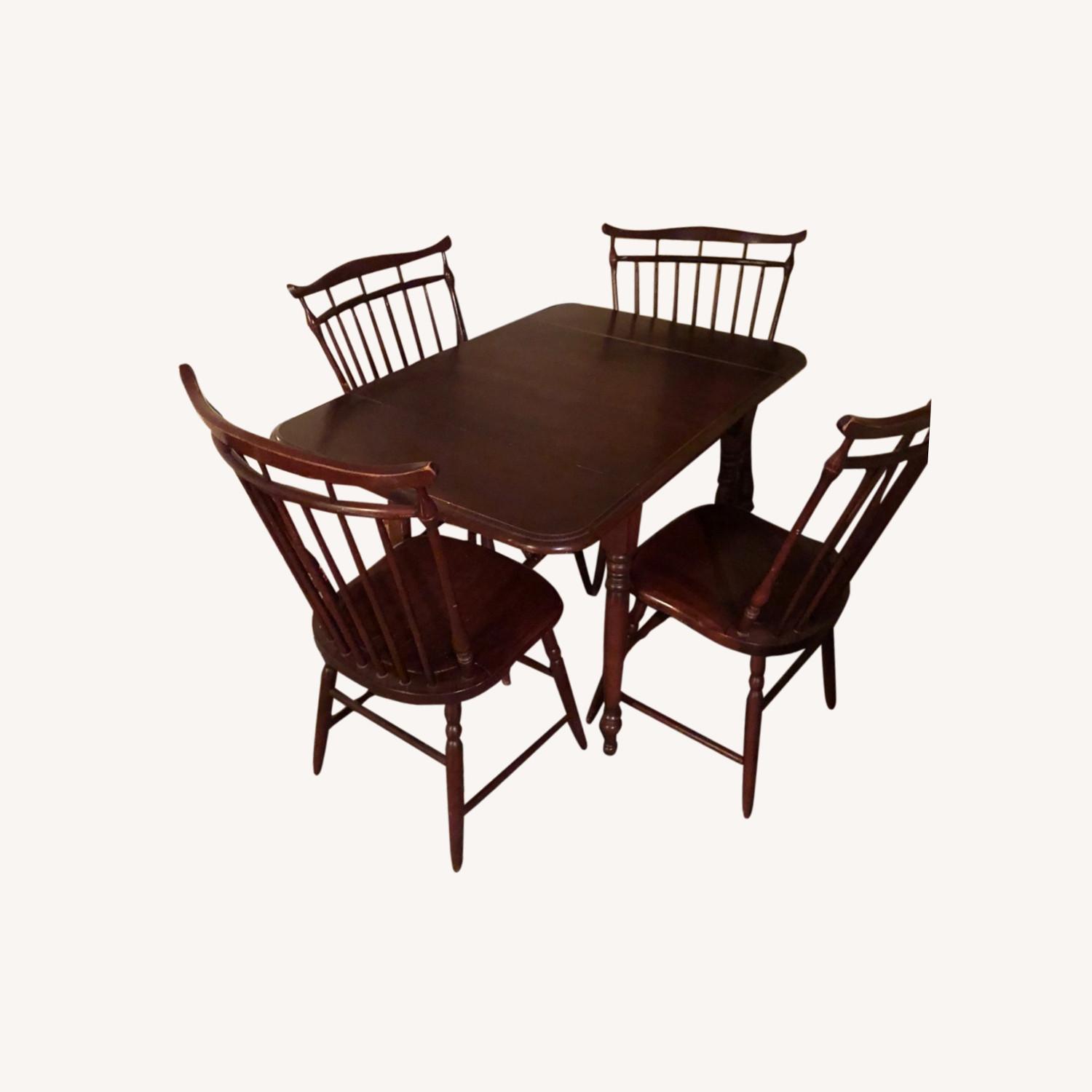 Small Area Dining Table + 4 Chairs AptDeco