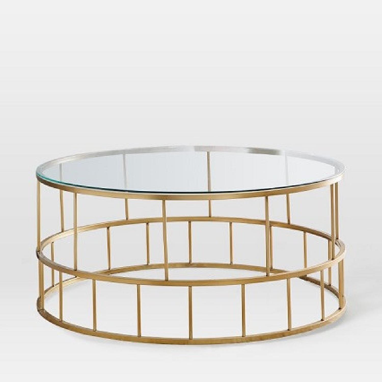 West Elm Zelda Glass Coffee Table - image-4