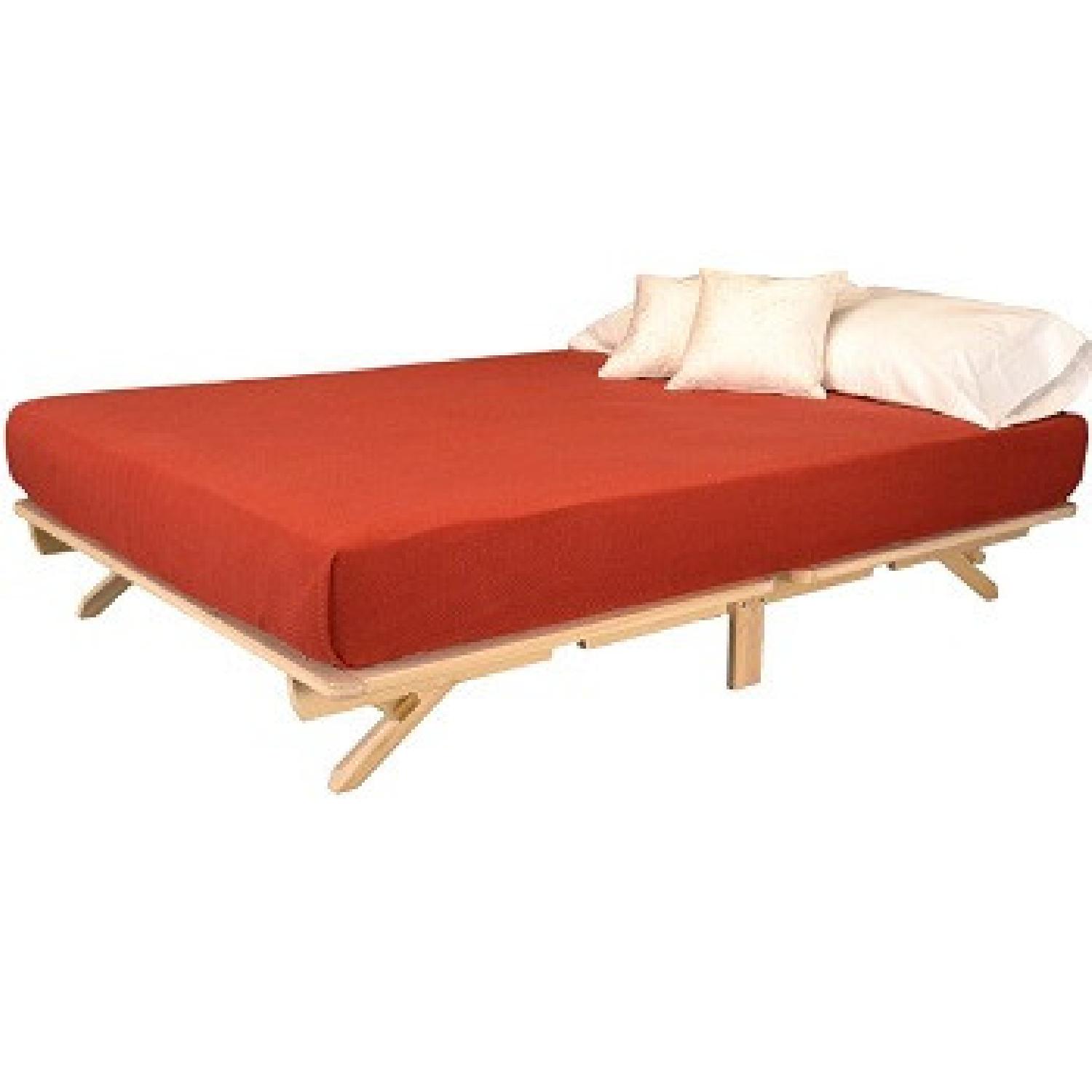 Andover Mills Modern, Natural Wood Platform Bed - image-5