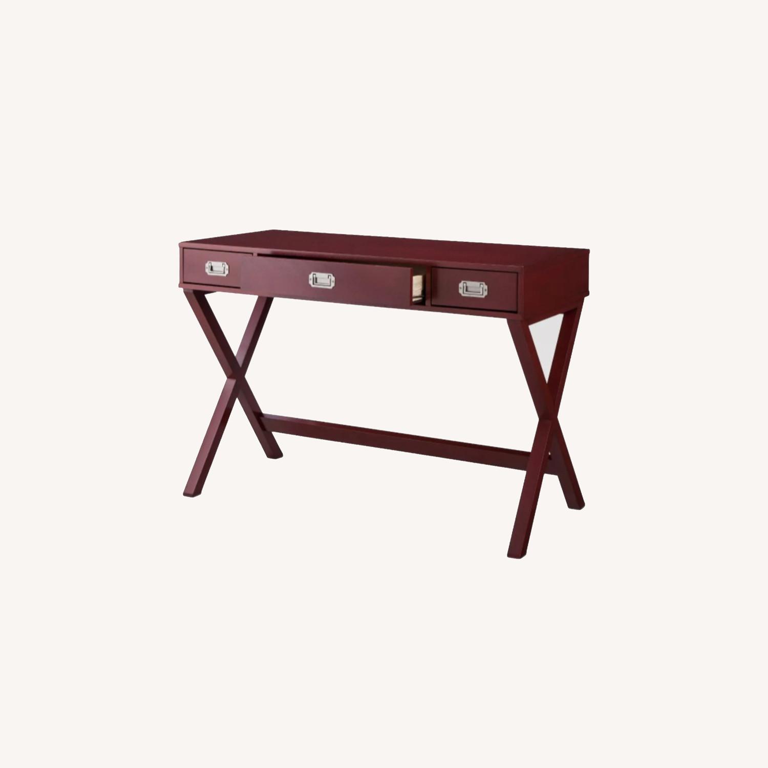 Target Threshold Red Writing Desk - image-0