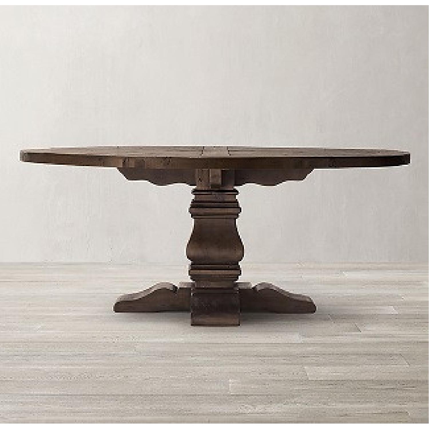Restoration Hardware Salvaged Wood Trestle Dining Table - image-6