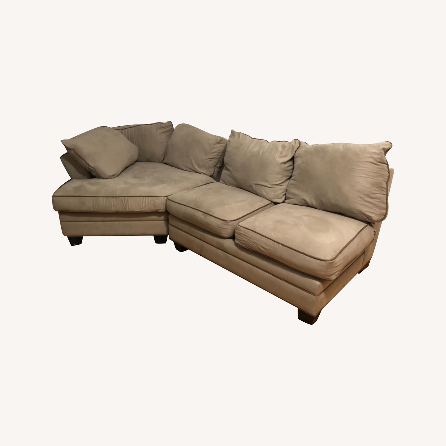 Raymour & Flanigan Foresthill 2 Piece Sectional Sofa - AptDeco