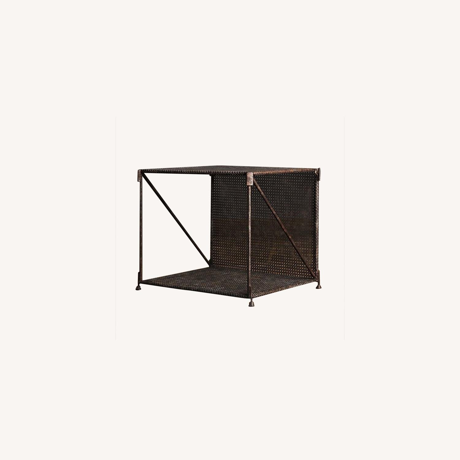 Restoration Hardware 1920s French Metal Side Table AptDeco