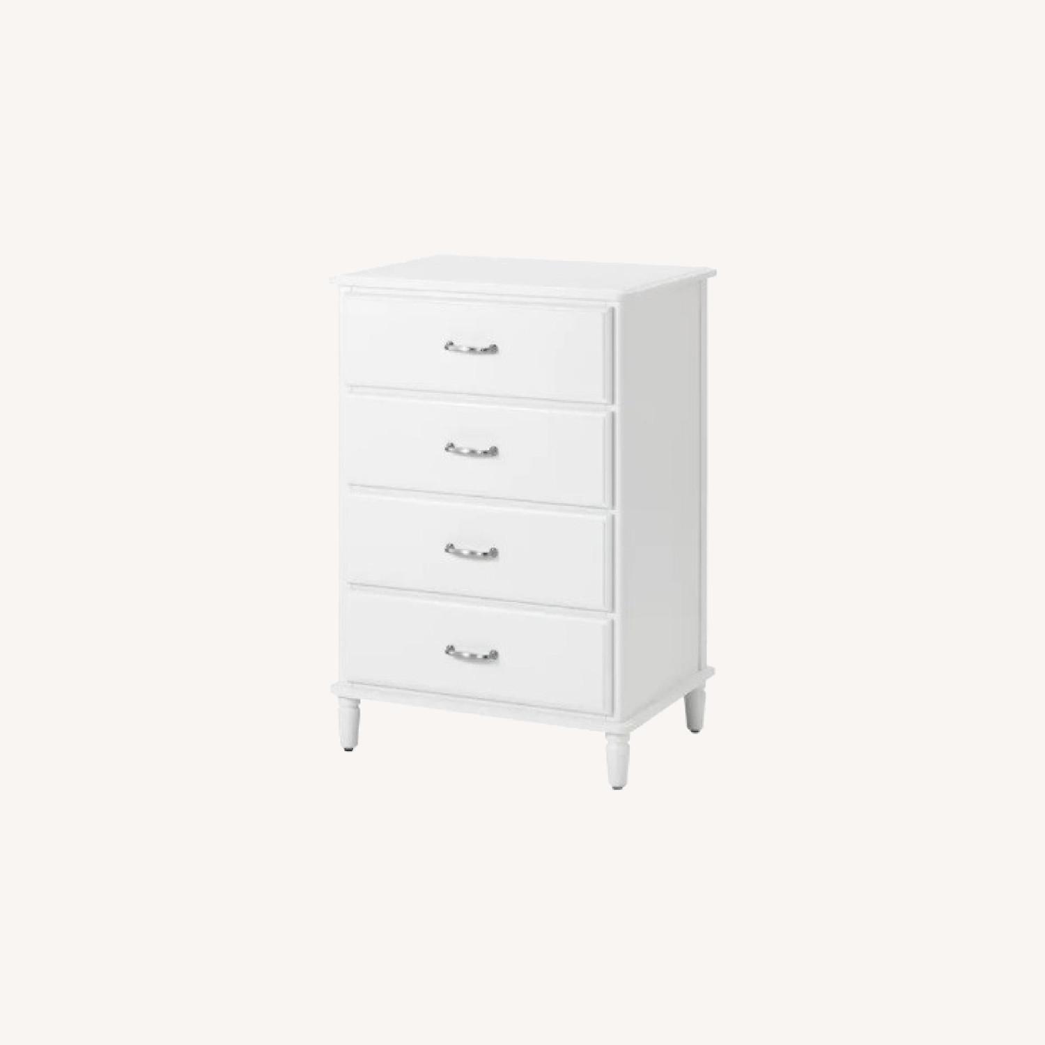 IKEA White 4 Drawer Chest AptDeco