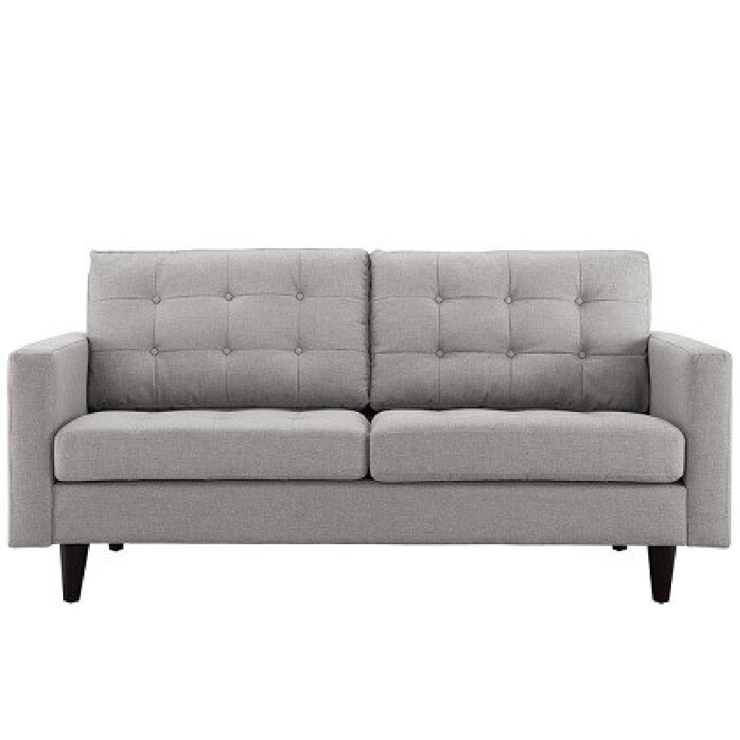 Wayfair Modern Grey Couch - image-4
