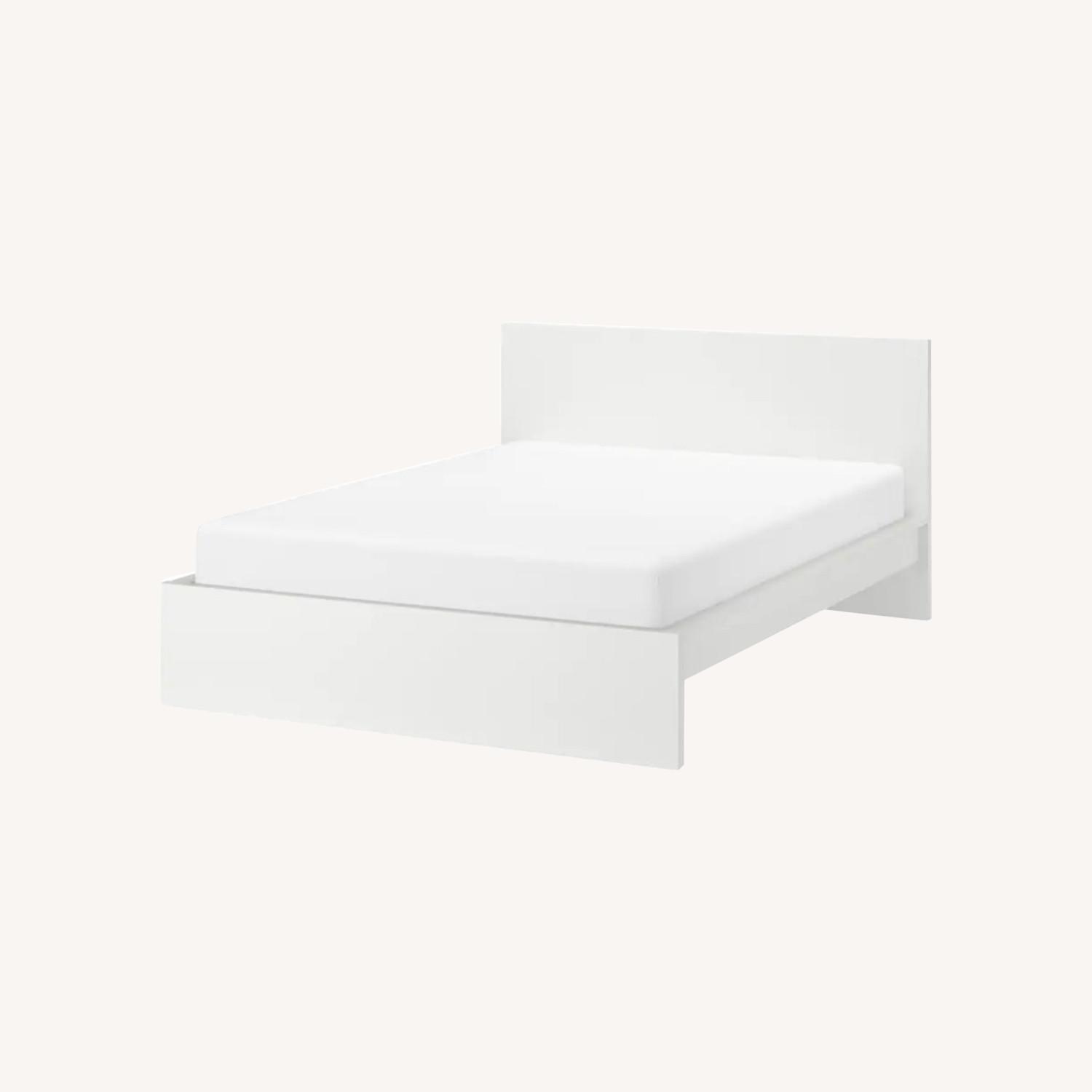 IKEA MALM White Bed Frame - image-0