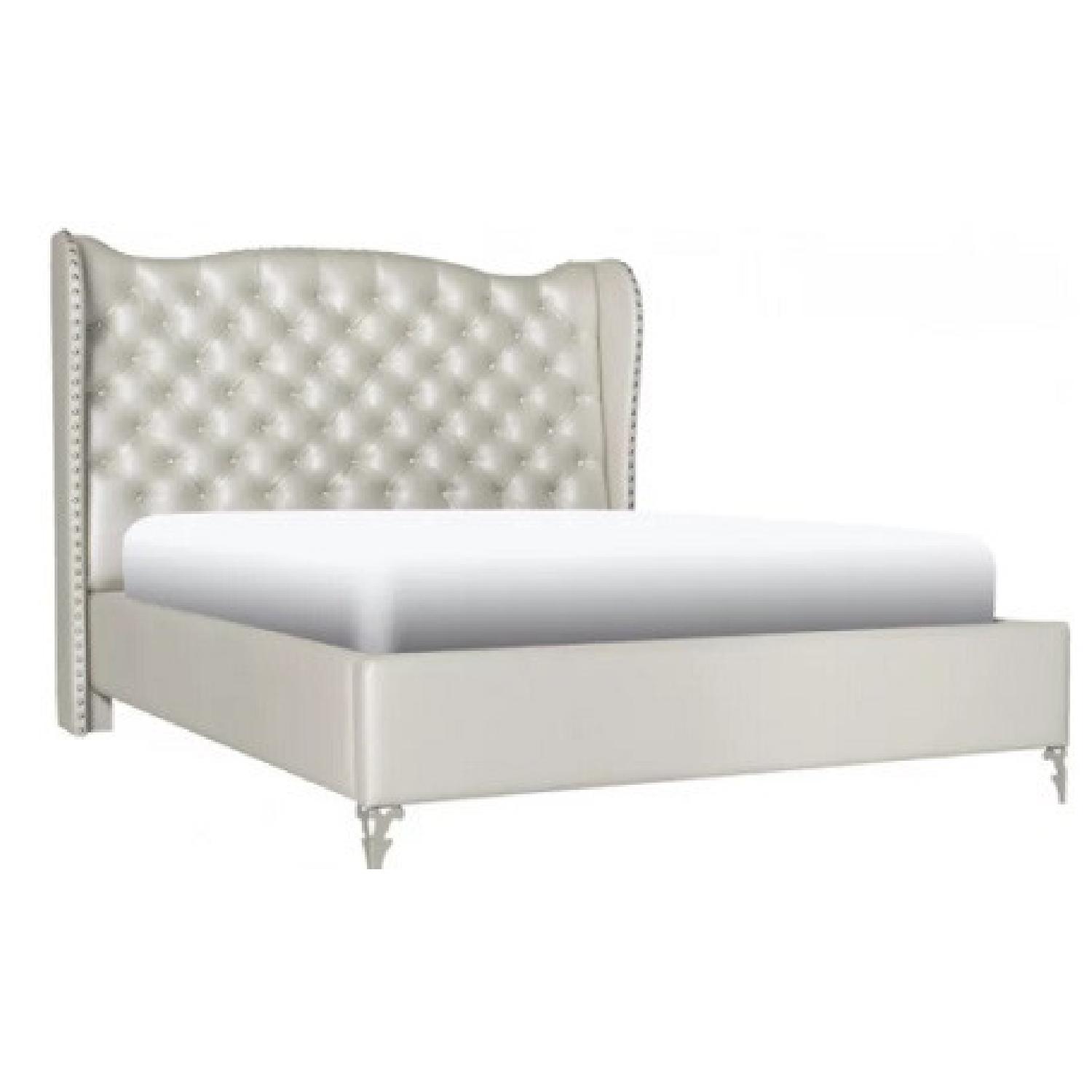 Raymour & Flanigan Hollywood Loft Queen Size Bed Frame - image-4