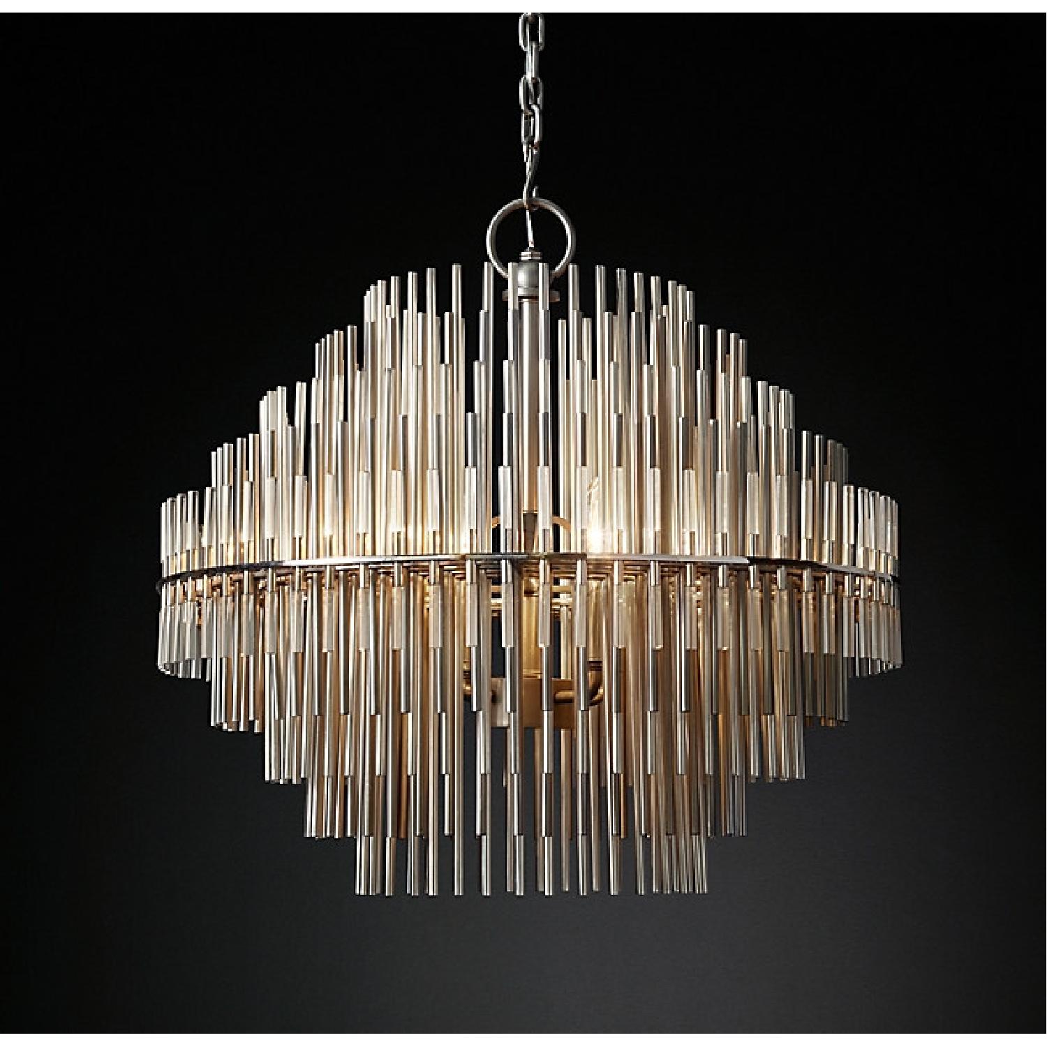 Restoration Hardware Emile Round Chandelier - image-4
