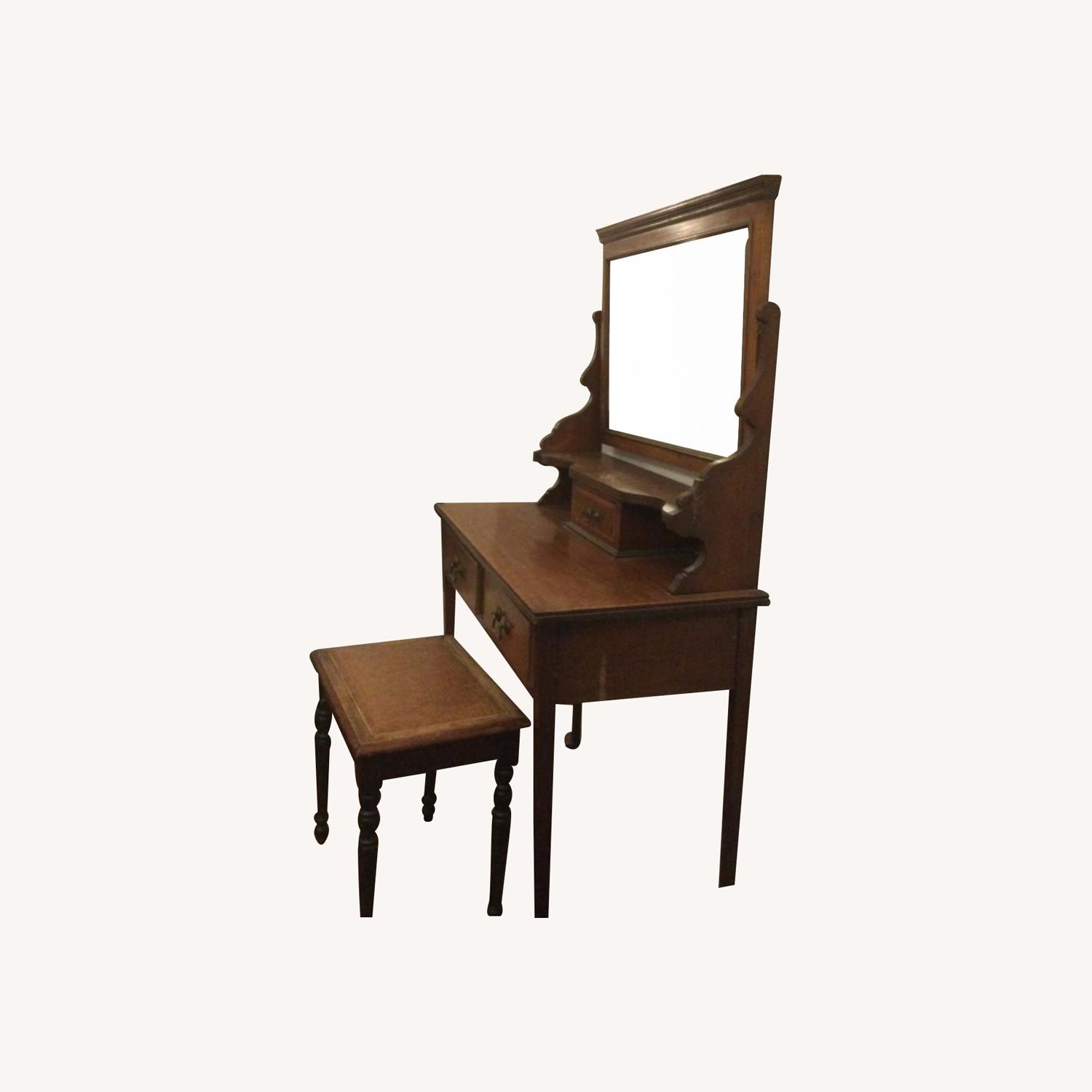 Antique Dressing Table with 3 Drawers AptDeco