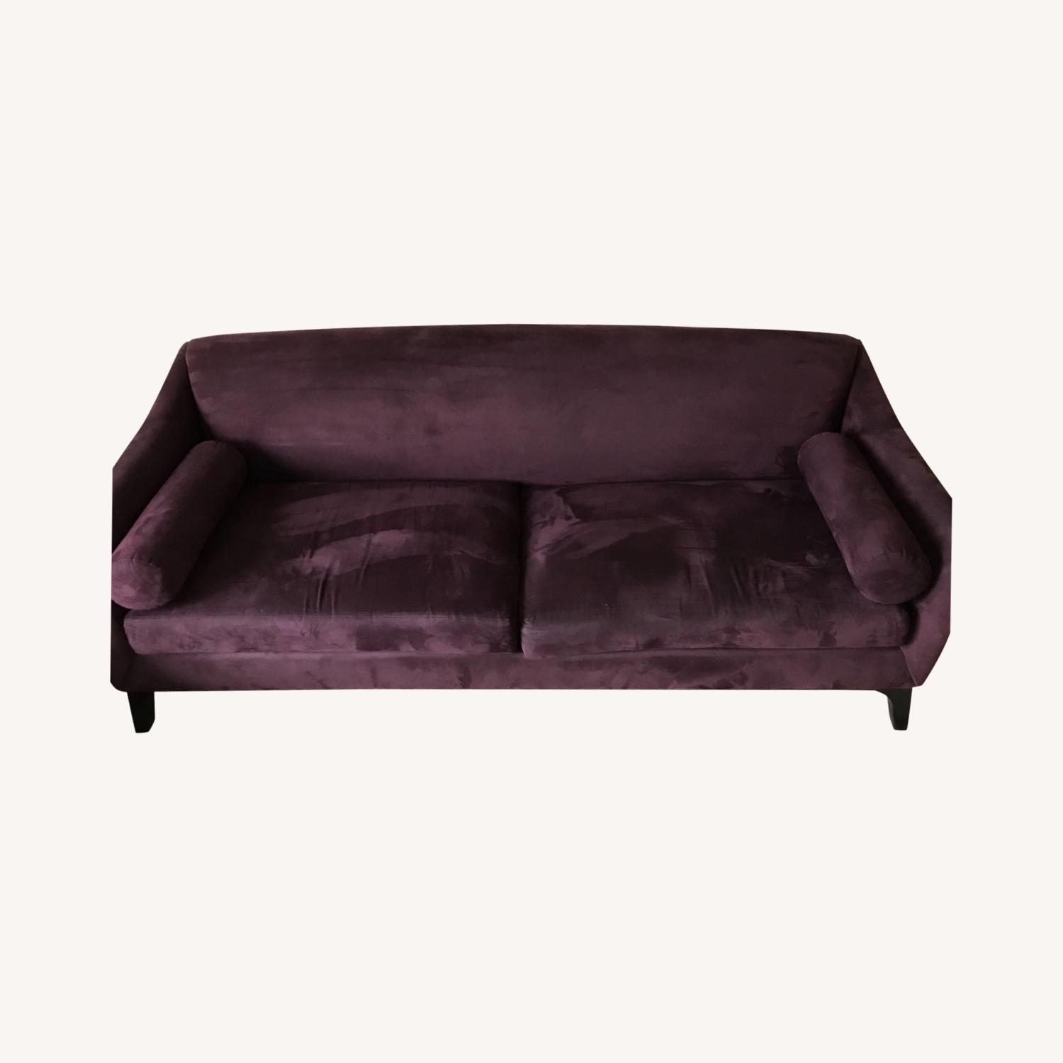 Safavieh Purple Microfiber Sofa - image-0