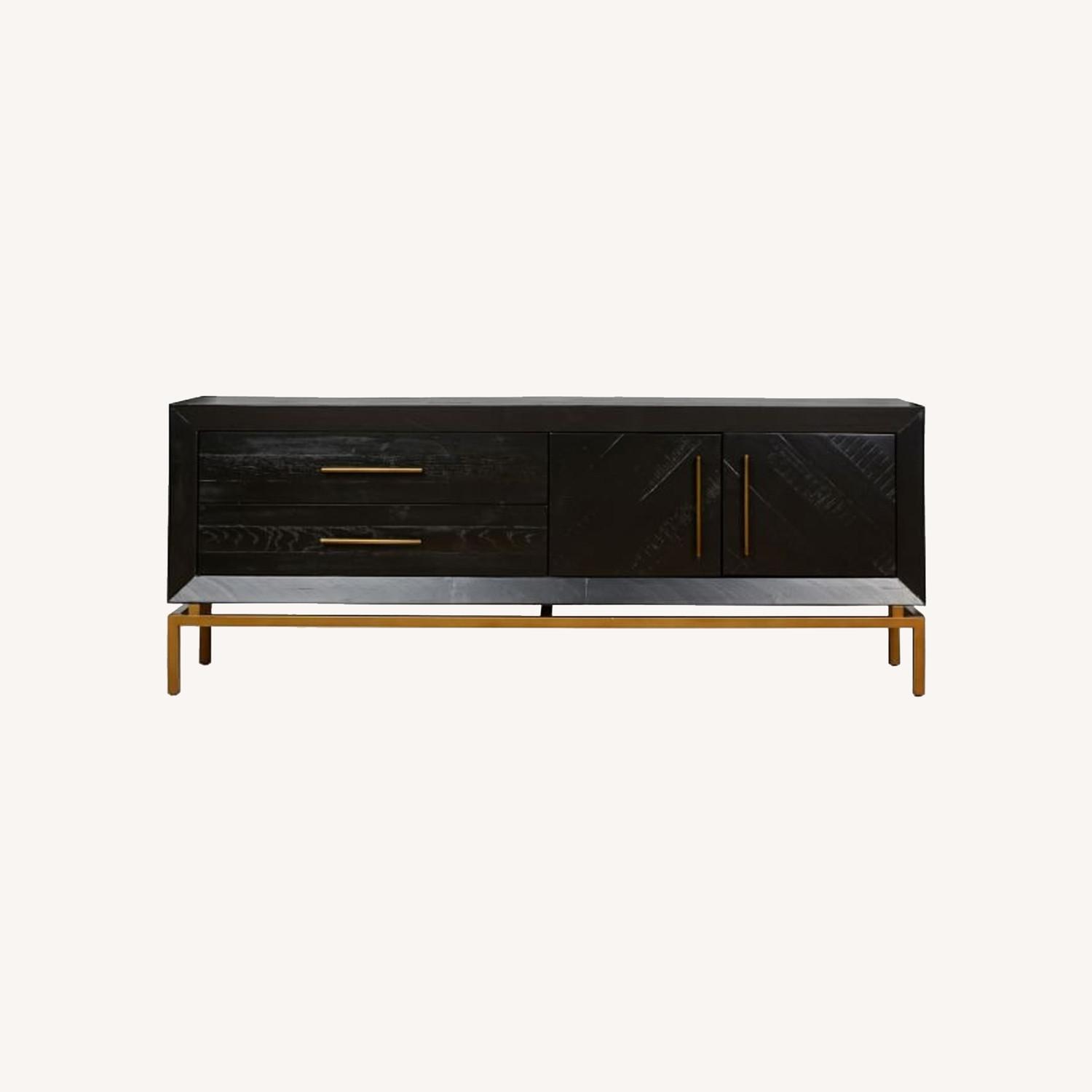 West Elm Alexa Burnished Media Console AptDeco