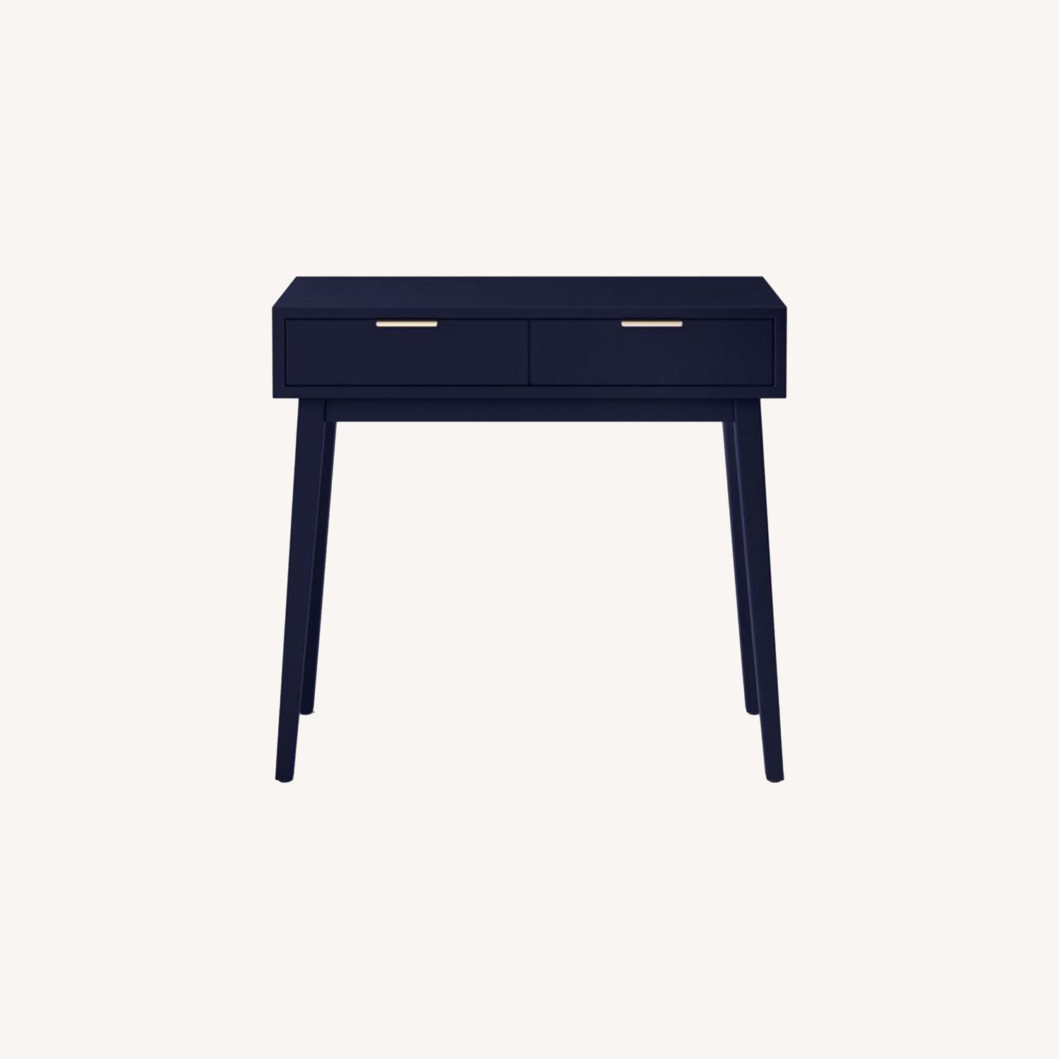 Target Blue Two Drawer Console Table - image-0