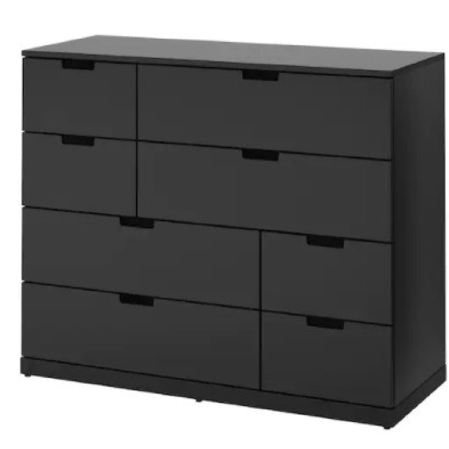 IKEA 8Drawer Dresser (Black) AptDeco