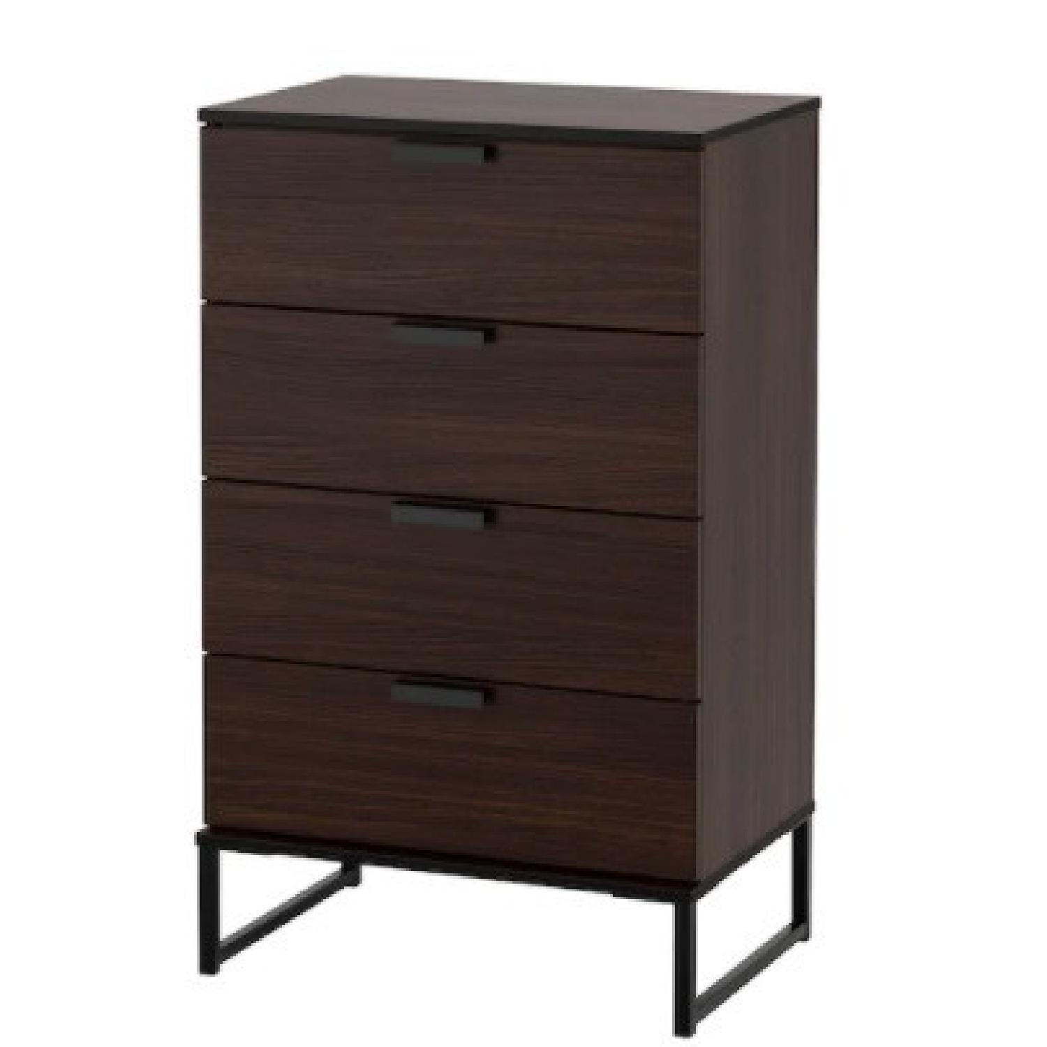 IKEA 4Drawer Dark Brown Dresser AptDeco