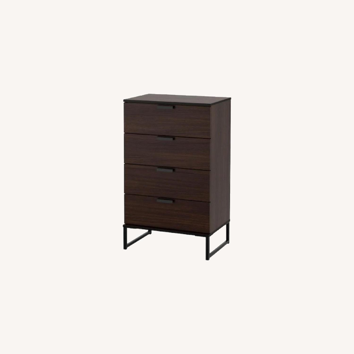 IKEA 4Drawer Dark Brown Dresser AptDeco