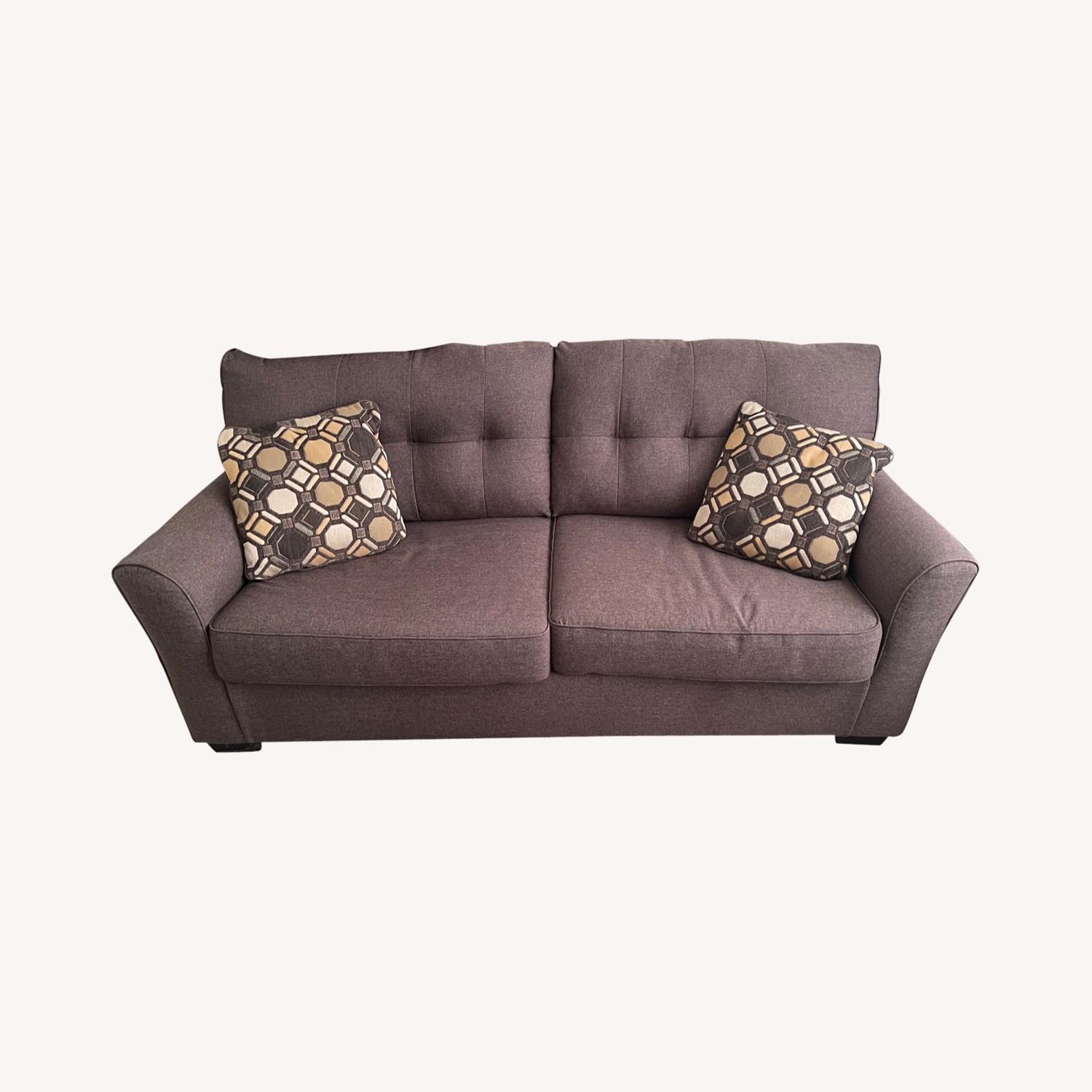 Brown Queen Sofa Bed AptDeco