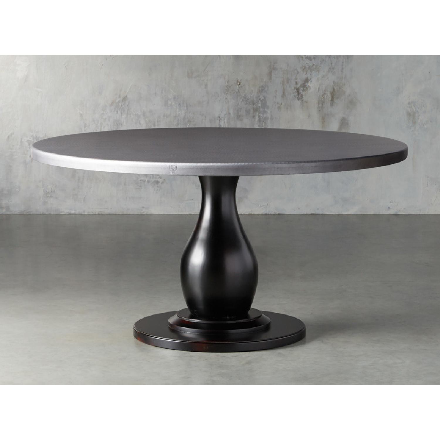 Arhaus Metal Dining Table with Trieste Base - image-4