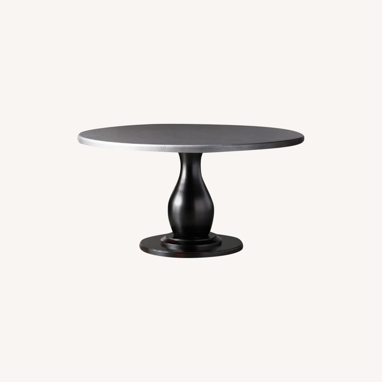 Arhaus Metal Dining Table with Trieste Base - image-0