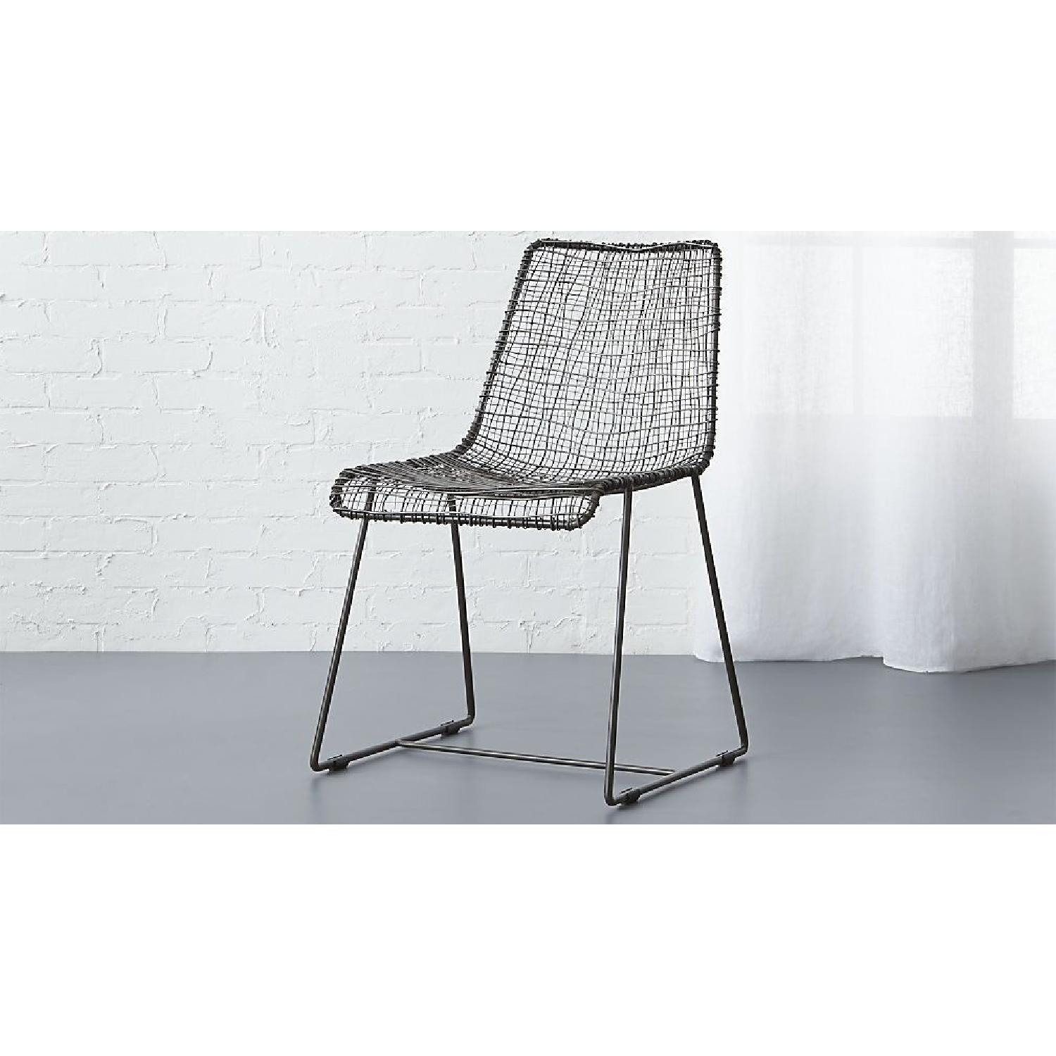 CB2 Reed Dining Chairs Set of 4 - image-4