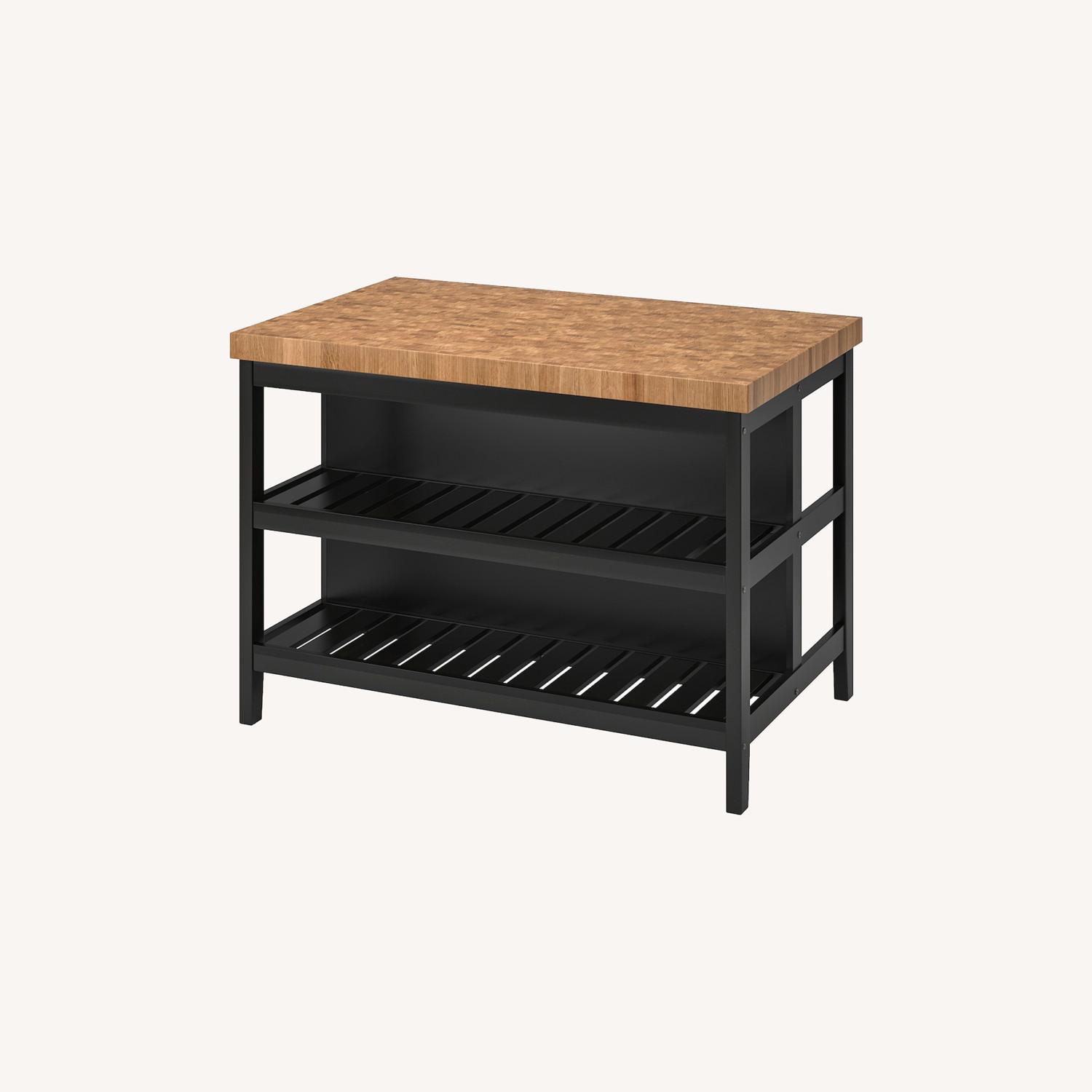 IKEA Vadholma Kitchen Island with Stools AptDeco