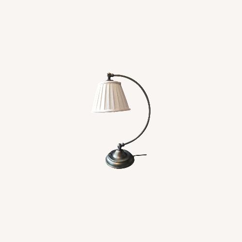 Used Adjustable Fabric Metal Lamp for sale on AptDeco