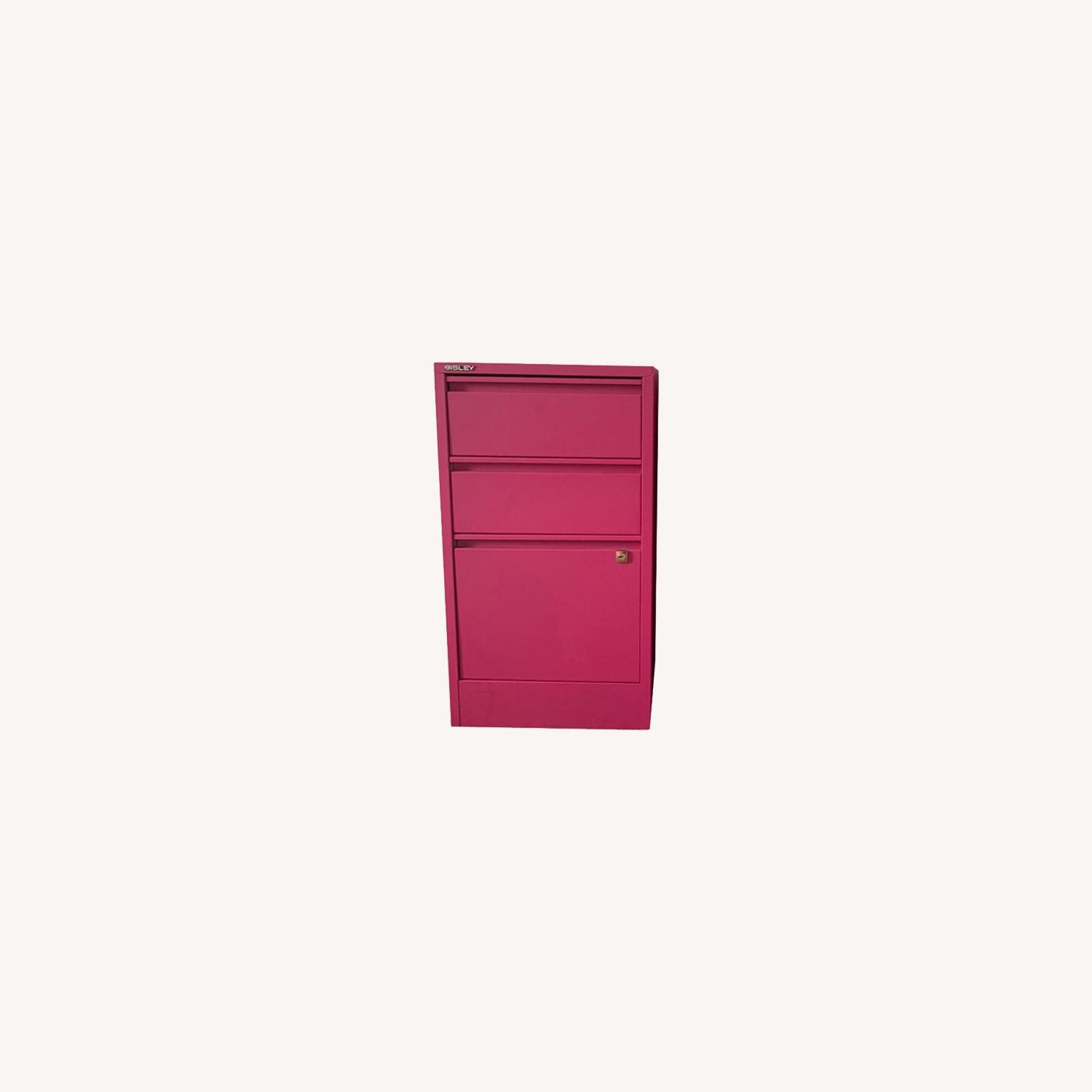 Container Store Hot Pink Filing Cabinets - Set of Two - image-6