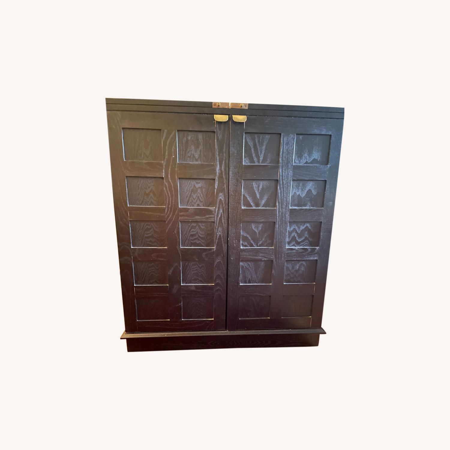 Crate & Barrel Bar Cabinet - image-0