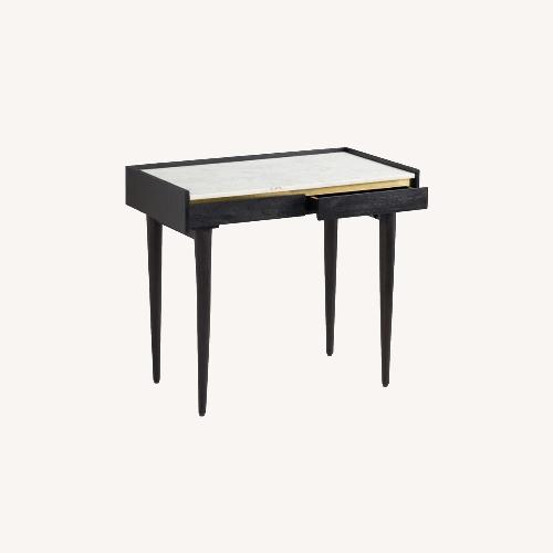 Used World Market Wood and Marble Axton Desk for sale on AptDeco