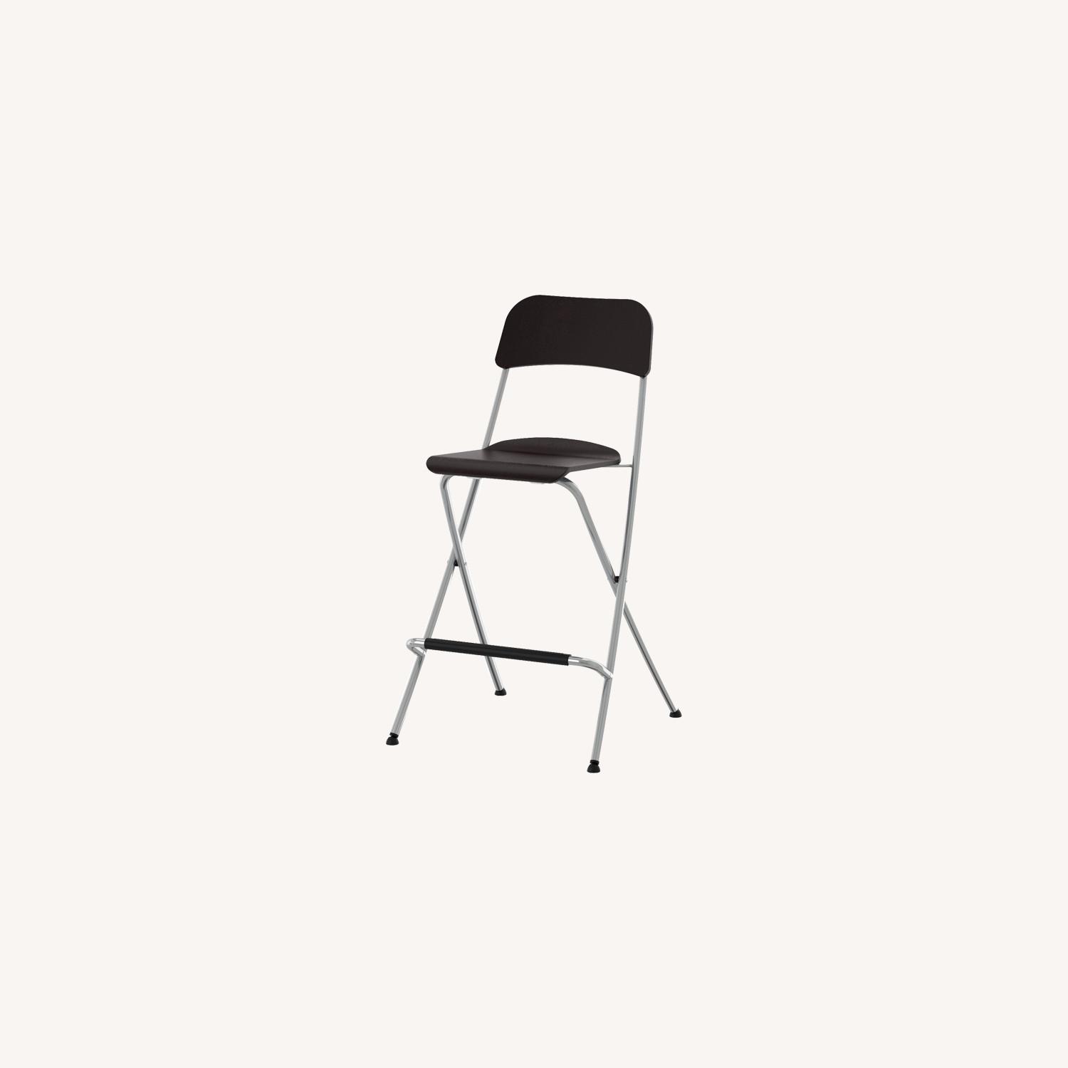 IKEA Foldable Bar Chair with Backrest (Set of 2) - image-0