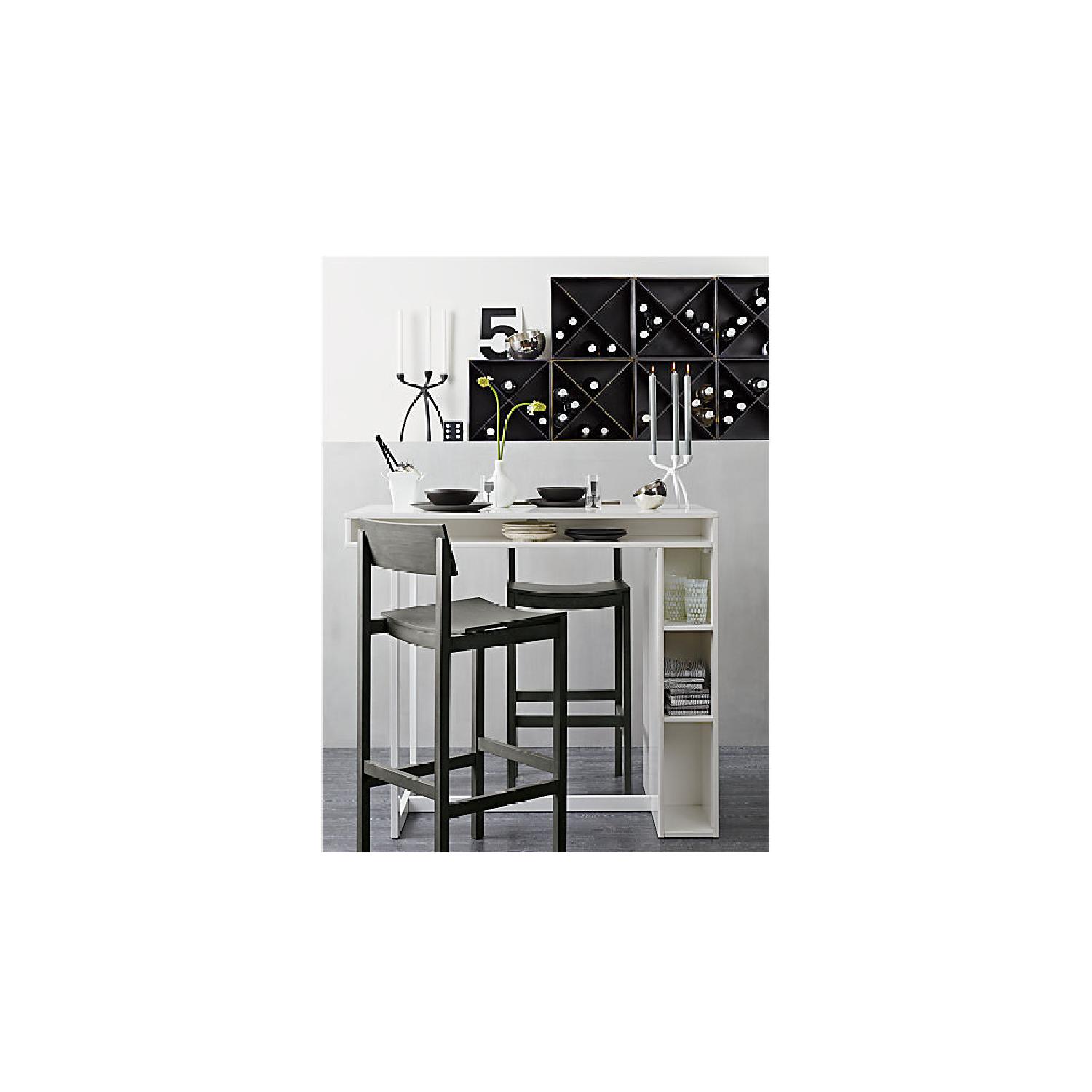 CB2 Public White High Dining Table/Standing Desk - image-5