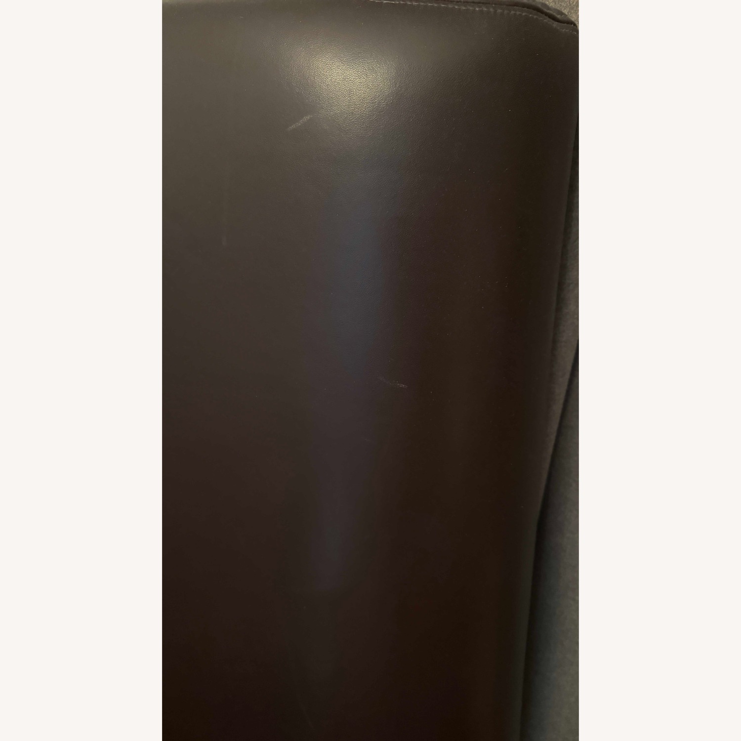 Chocolate Leather/Velvet Corner Curve Banquette - image-9