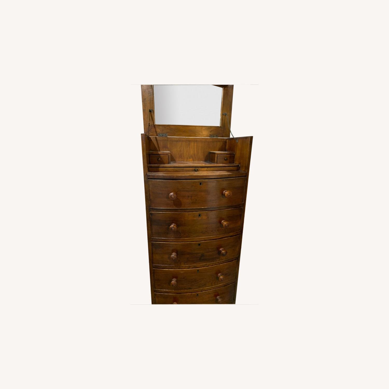 Country Willow Dresser with Mirror - image-0