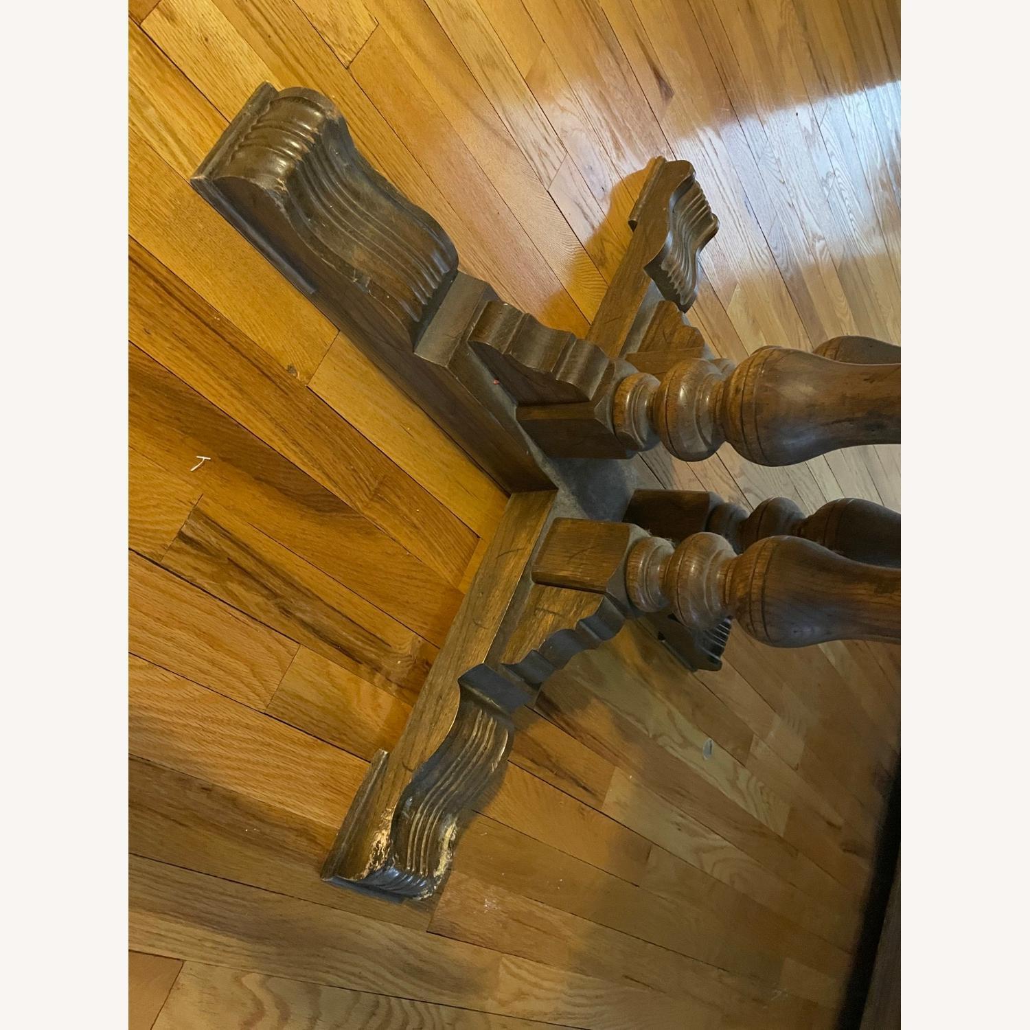 Ethan Allen Charter Oak Octagonal Dining Table - image-4