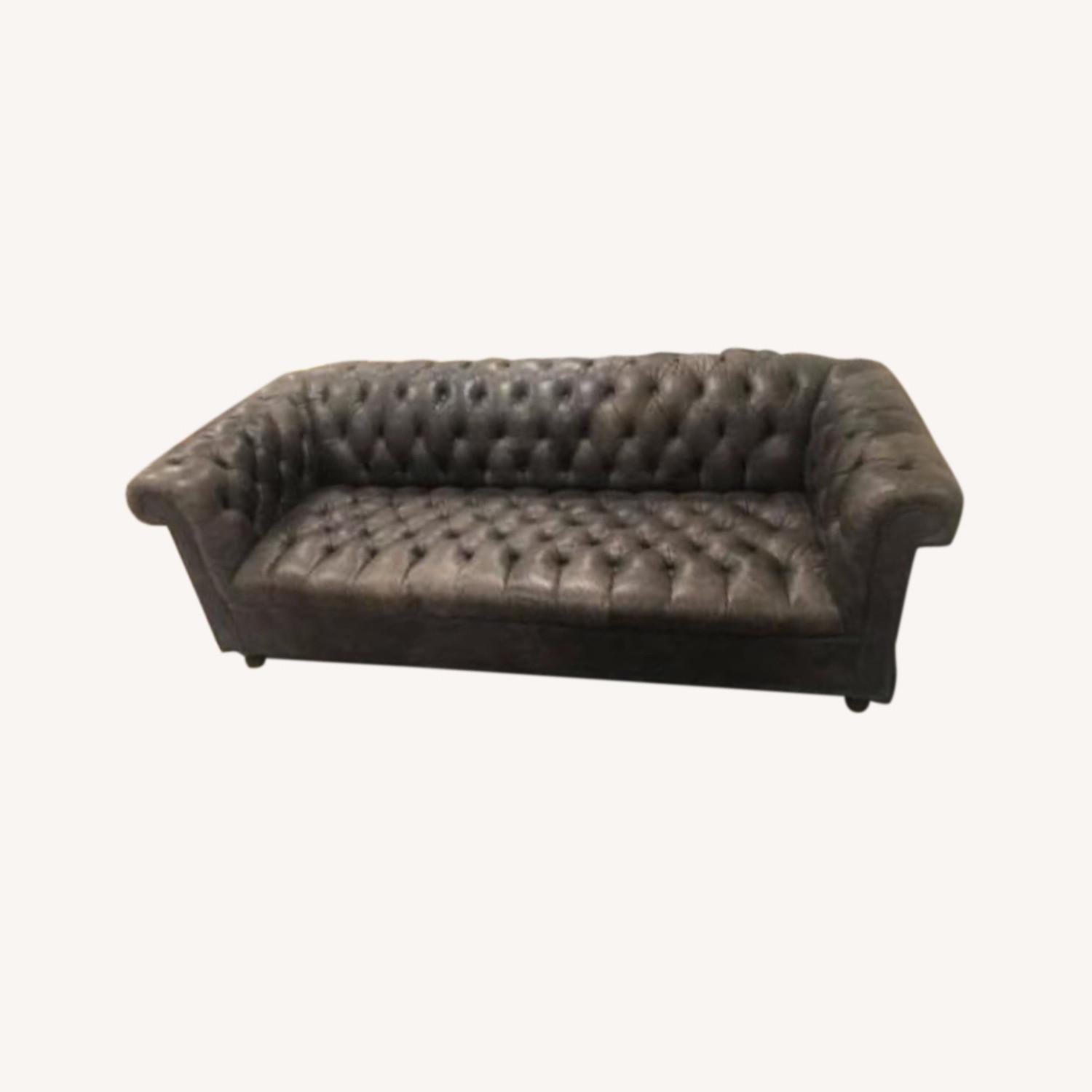 Arhaus 3 Seater Leather Couch - image-0