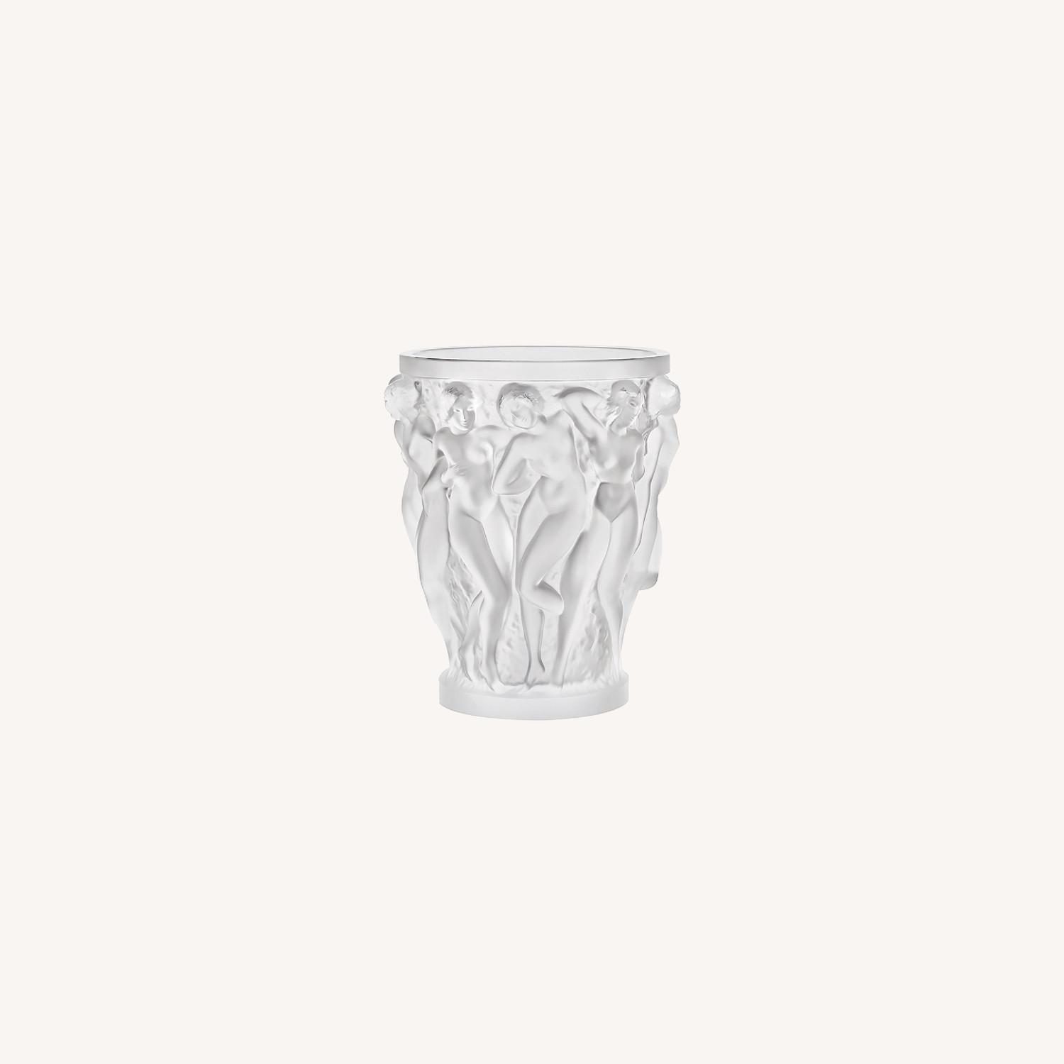 Lalique Crystal Bacchantes Vase - image-0