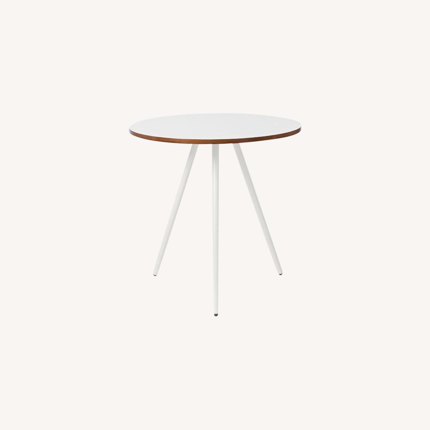 West Elm Wren Bistro Table in white - image-0