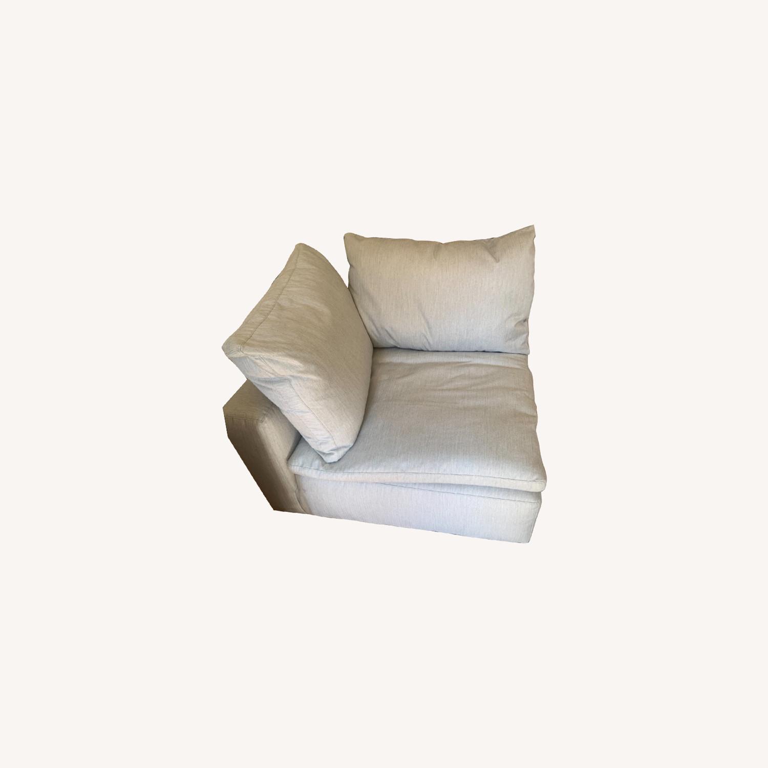 Arhaus Cozy Corner Sectional Chair - image-0